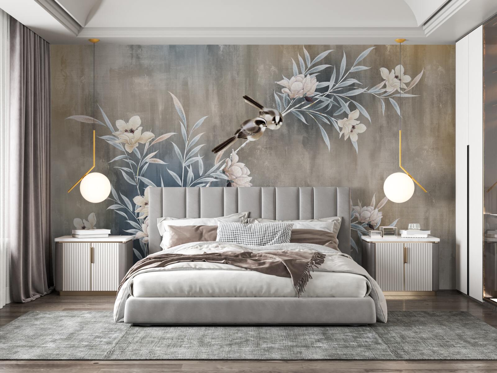 Fototapeta jesienne kwiaty łąkowe