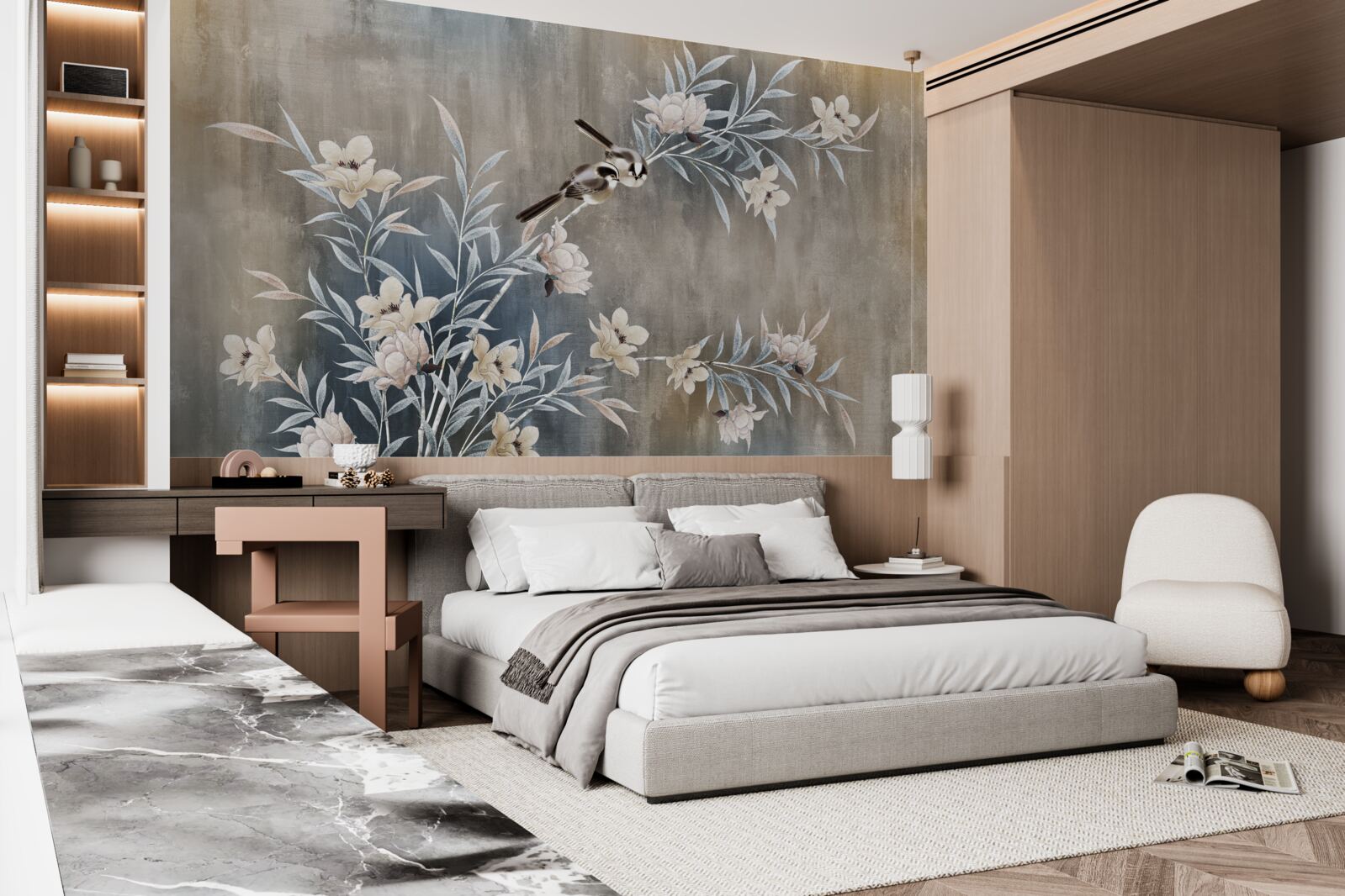 Fototapeta jesienne kwiaty łąkowe