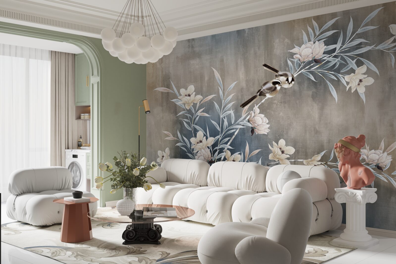 Fototapeta jesienne kwiaty łąkowe