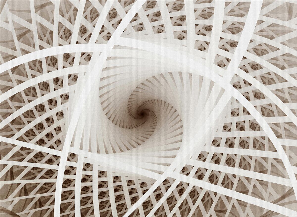 Fototapeta wirujący abstrakcyjny punkt widzenia