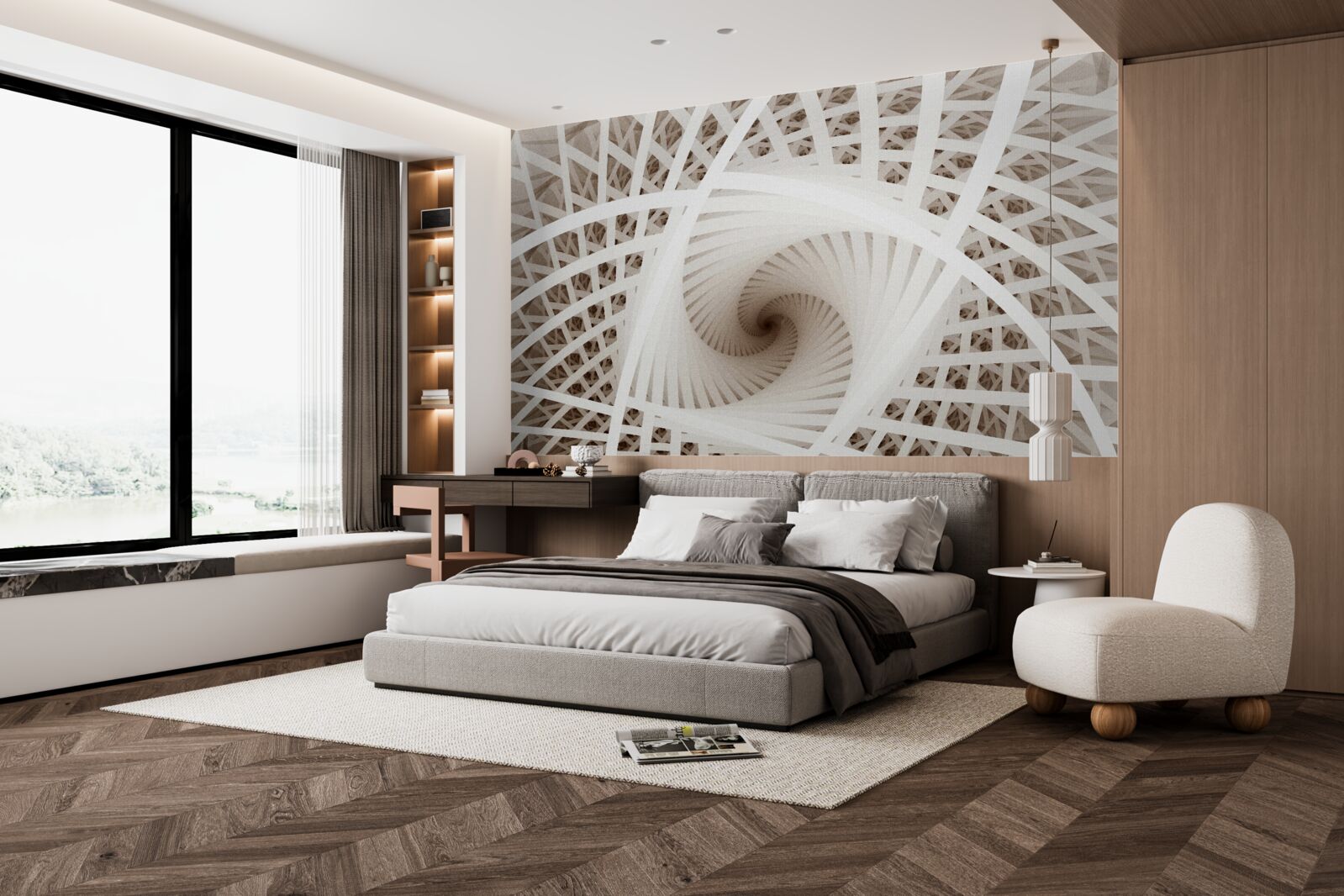 Fototapeta wirujący abstrakcyjny punkt widzenia