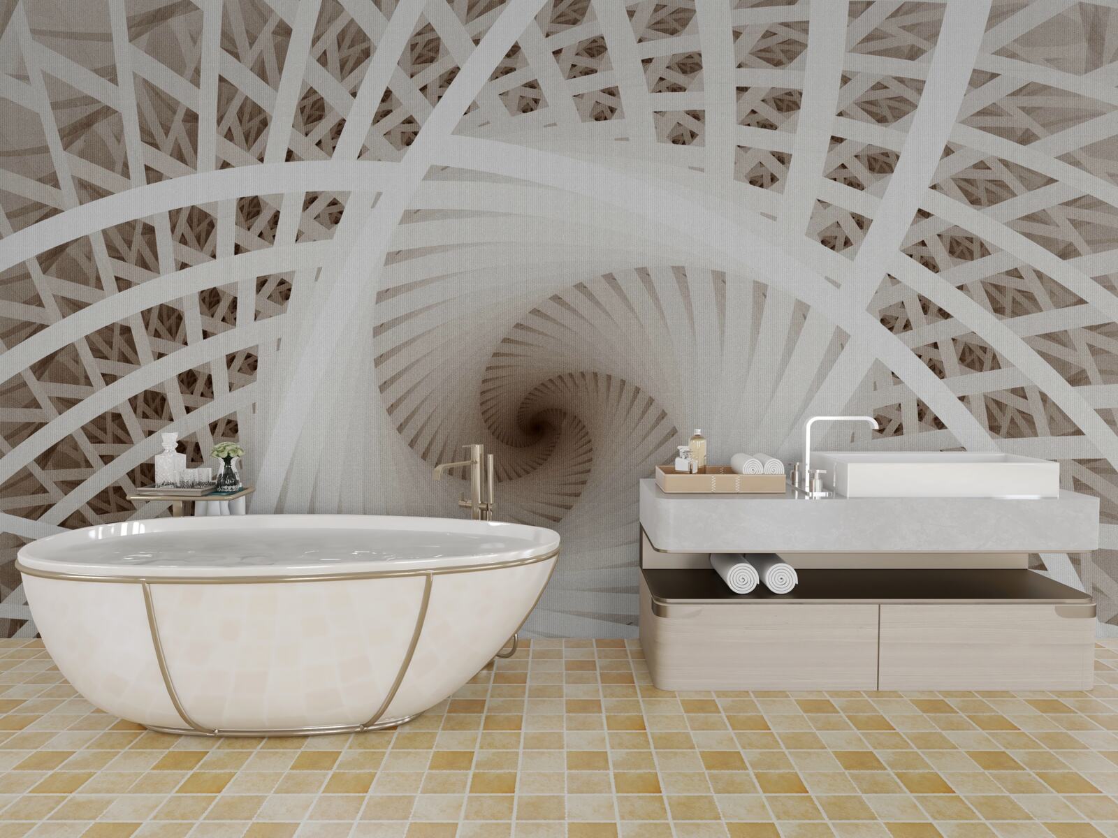 Fototapeta wirujący abstrakcyjny punkt widzenia