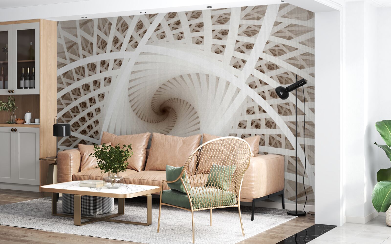 Fototapeta wirujący abstrakcyjny punkt widzenia