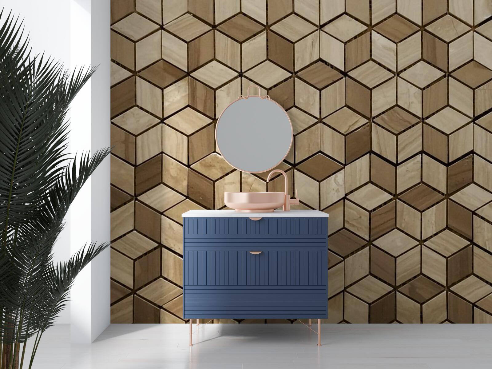 Fototapeta czworokąty i romby przecinają się