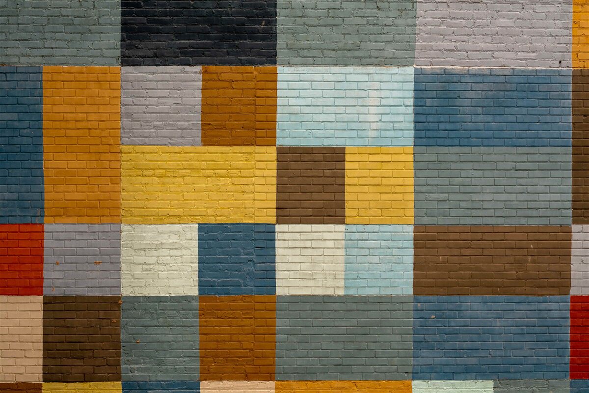 Fototapeta prostokątne kształty w kolorze