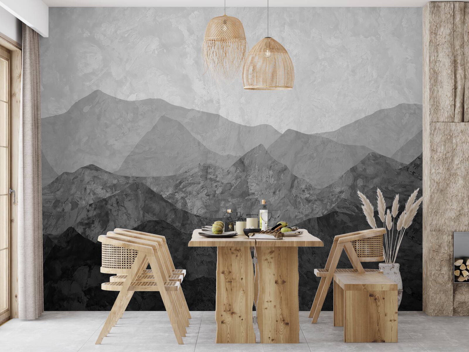 Fototapeta majestatyczne pasma górskie