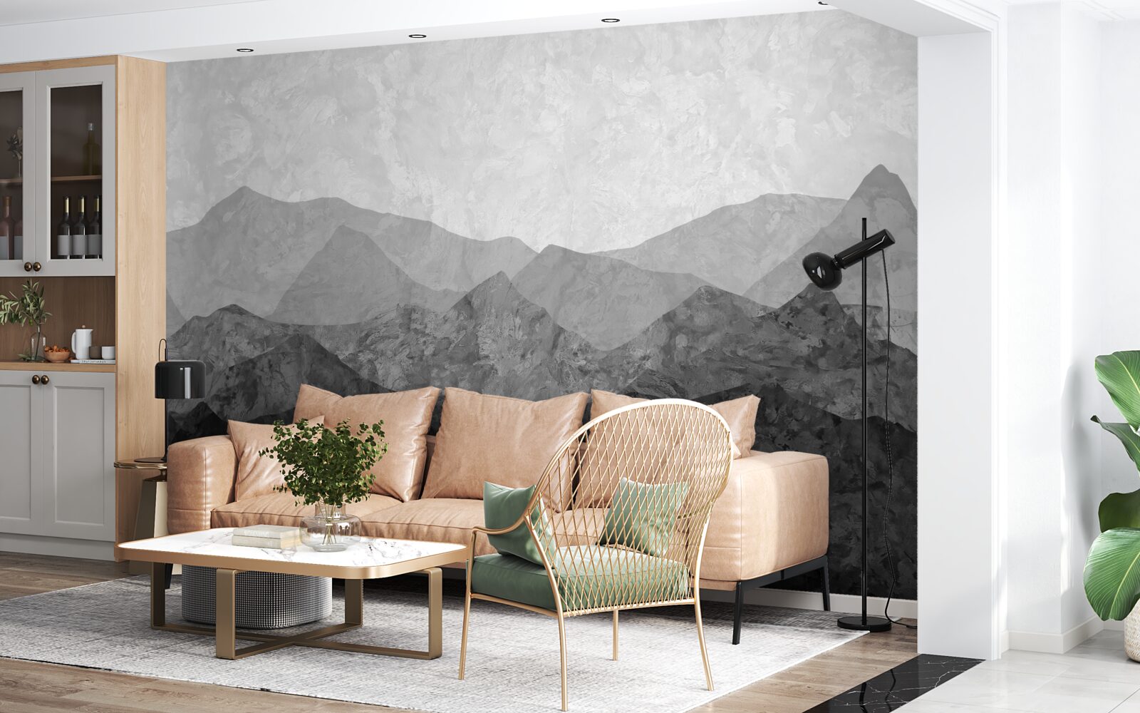 Fototapeta majestatyczne pasma górskie