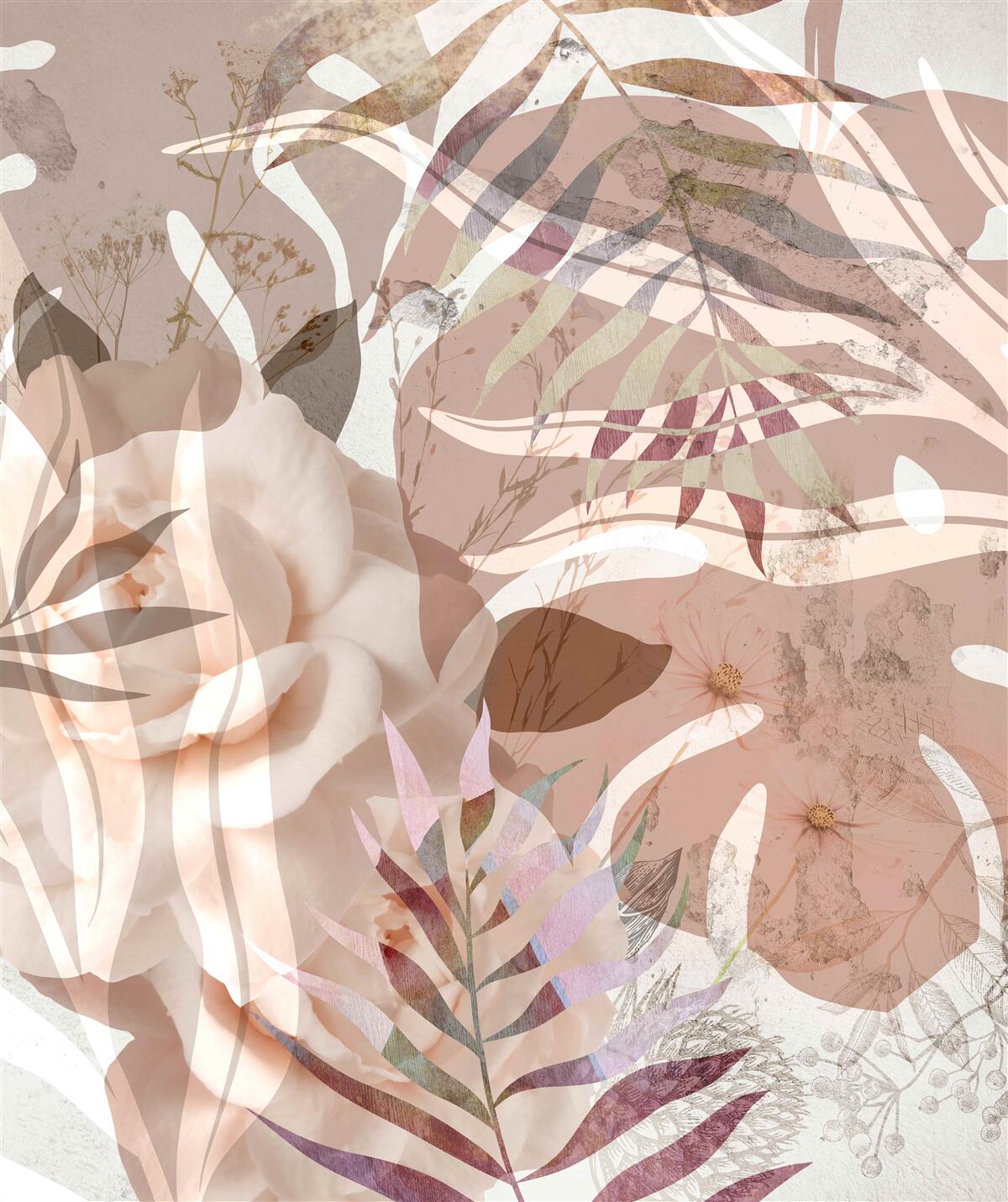 Fototapeta różnorodność tropikalnych liści