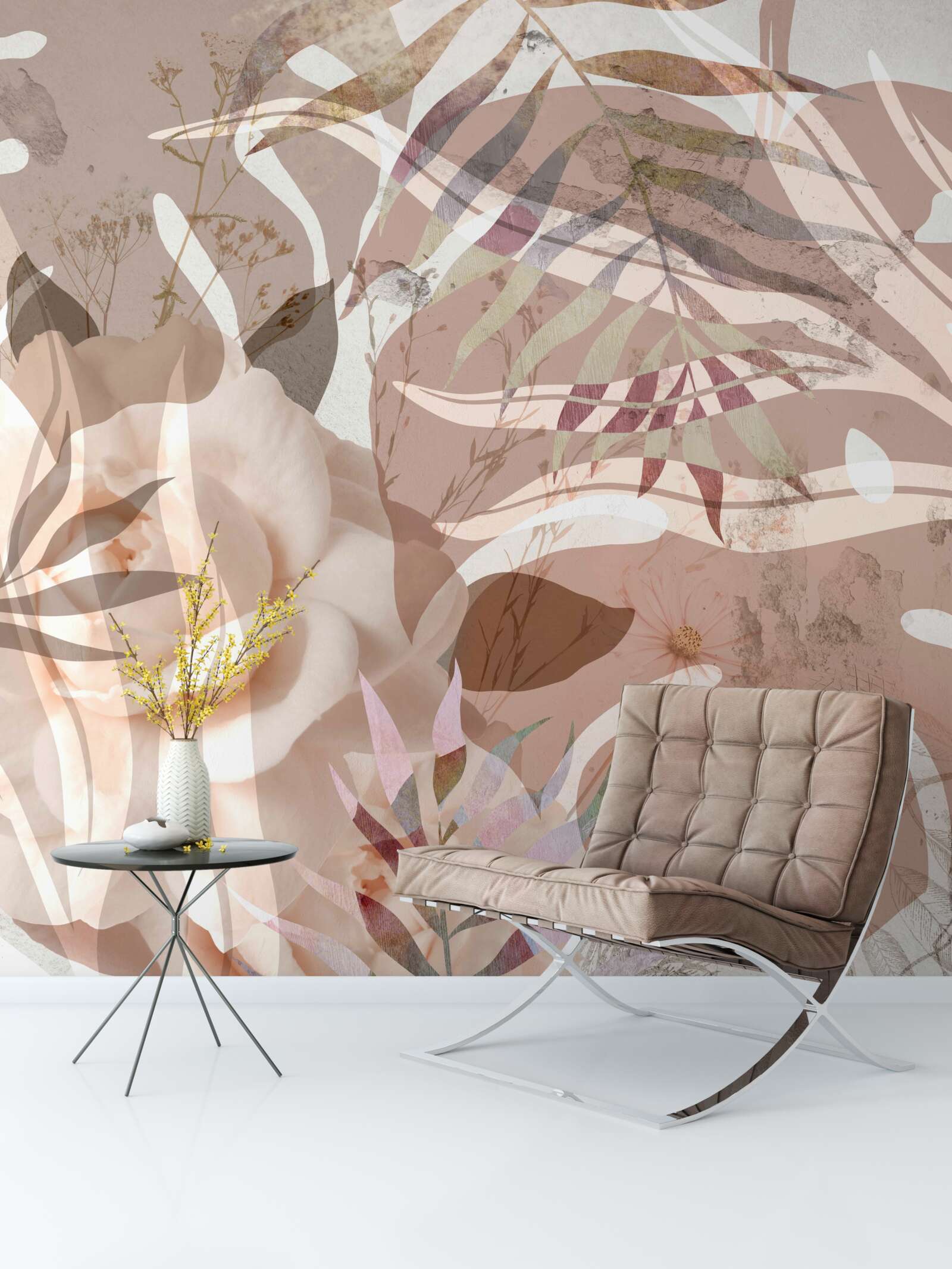 Fototapeta różnorodność tropikalnych liści