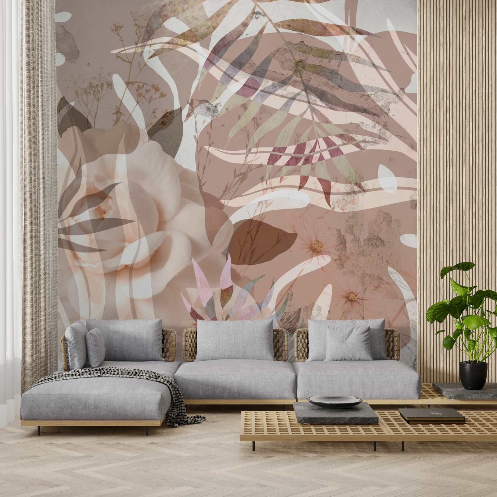 Fototapeta różnorodność tropikalnych liści