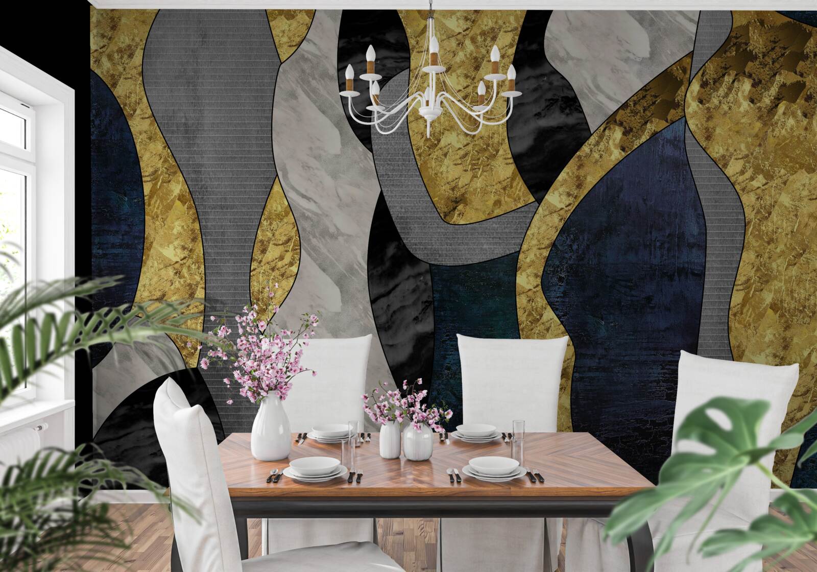 Fototapeta kobieta w płynnym żywiole