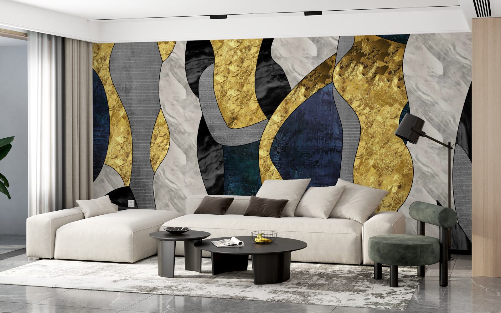 Fototapeta kobieta w płynnym żywiole