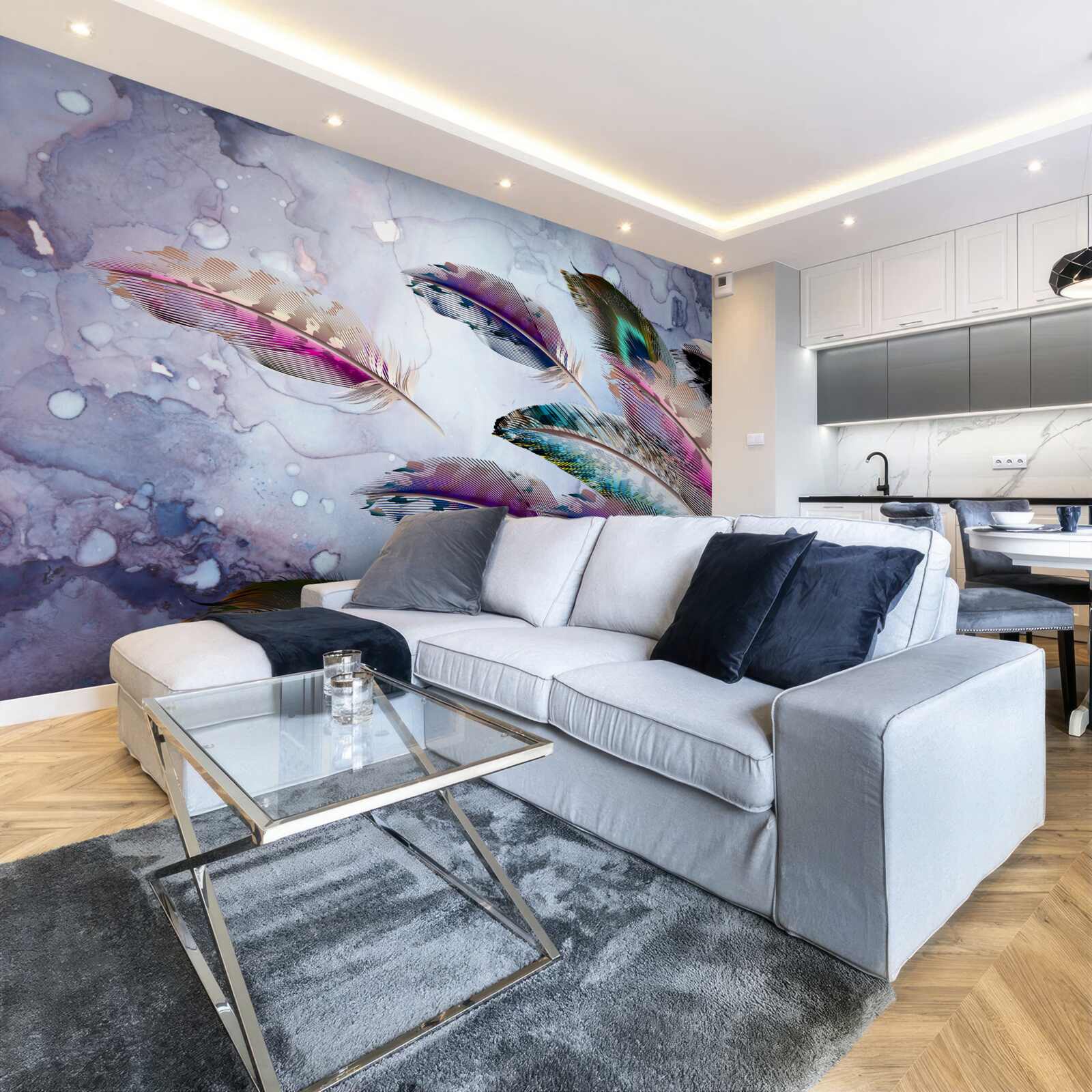 Fototapeta upierzenie magicznego ptaka