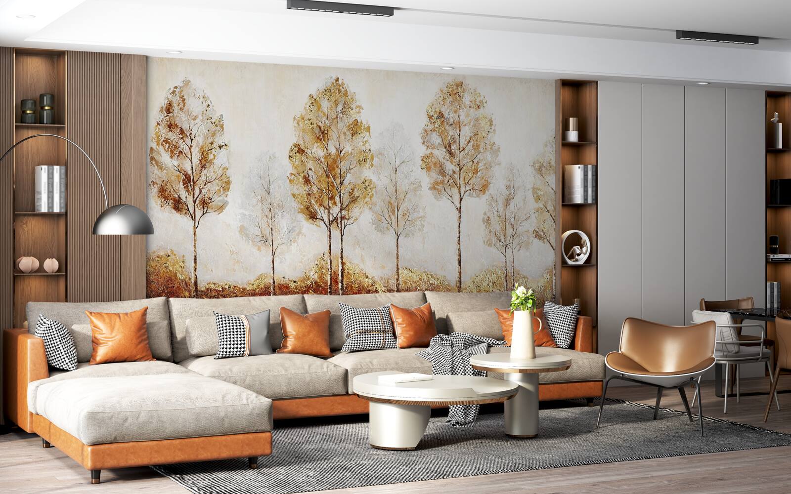 Fototapeta obraz lasu jesienią