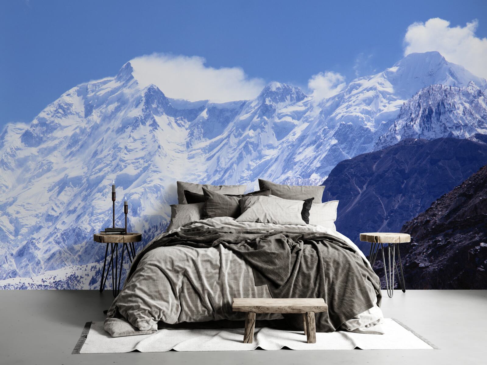 Fototapeta szczyty chmur, niewzruszone w swojej lodowatej twardości