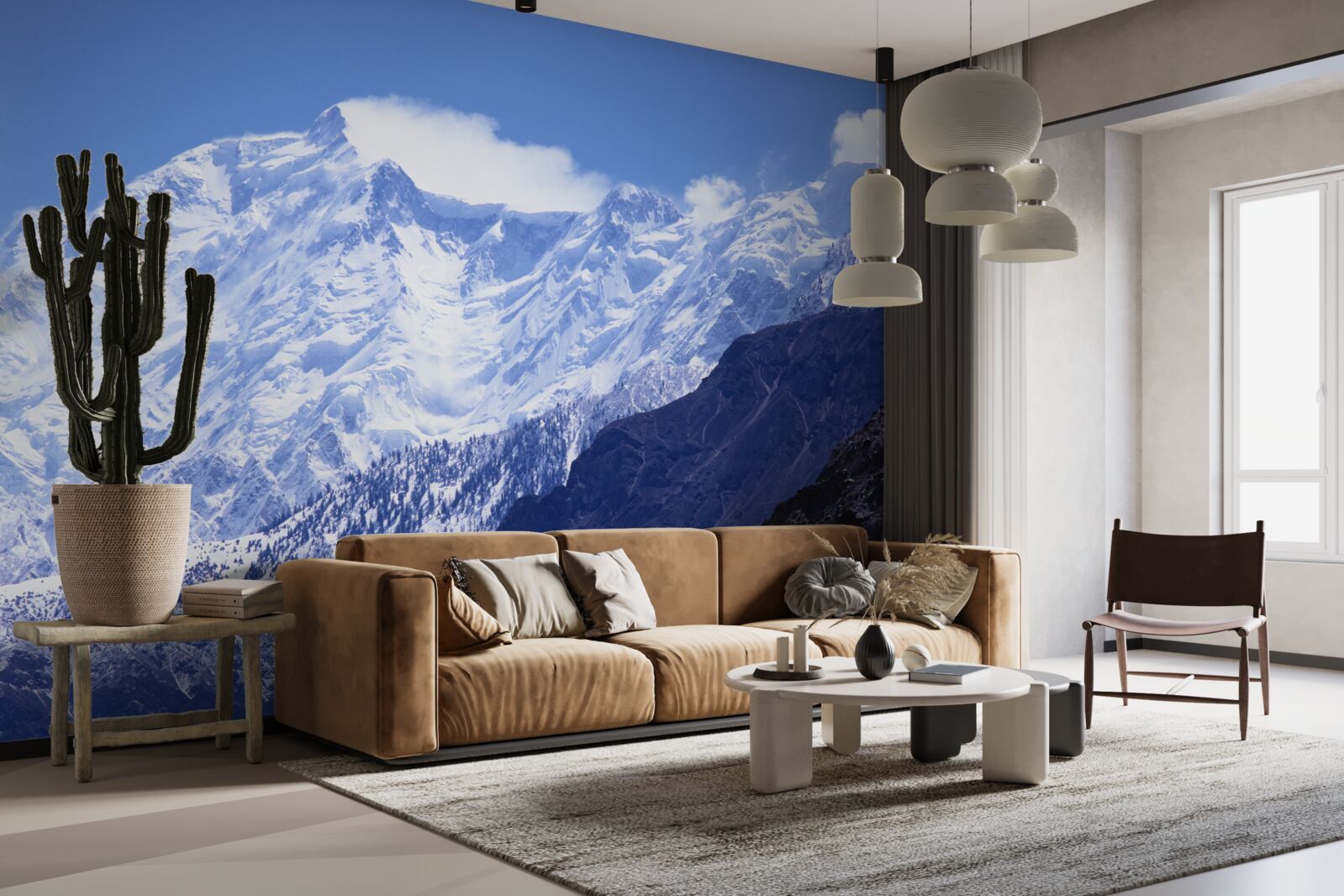 Fototapeta szczyty chmur, niewzruszone w swojej lodowatej twardości