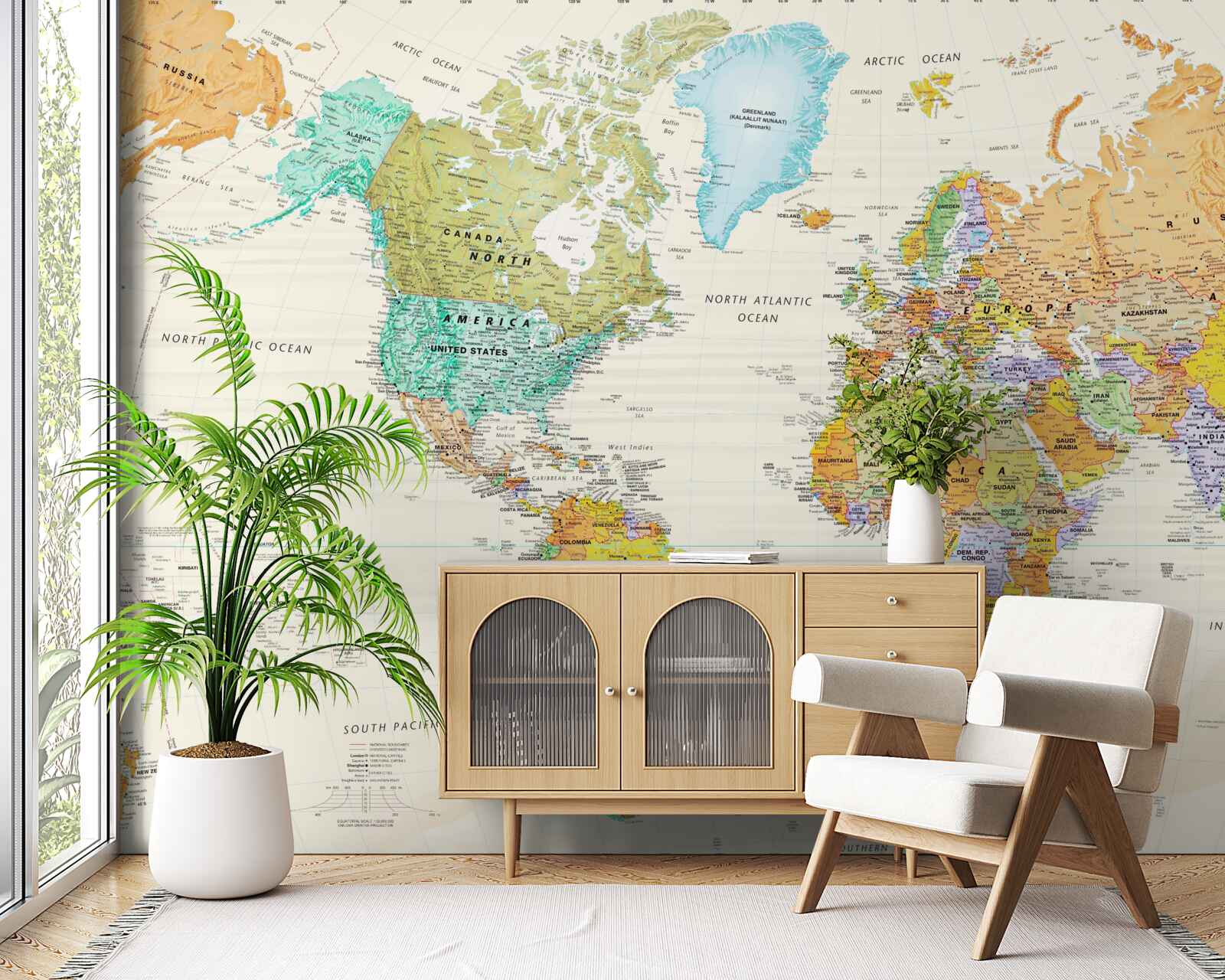 Fototapeta globalna mapa ziemi