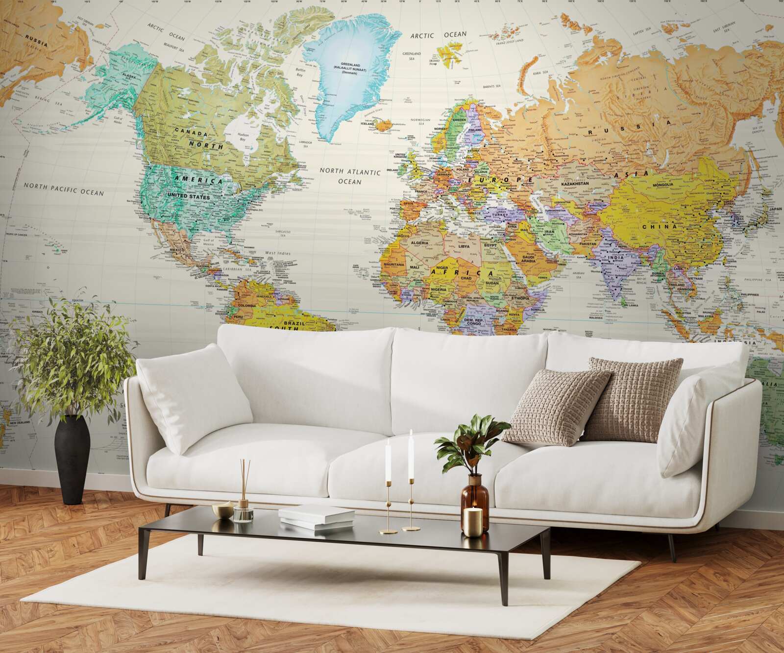 Fototapeta globalna mapa ziemi