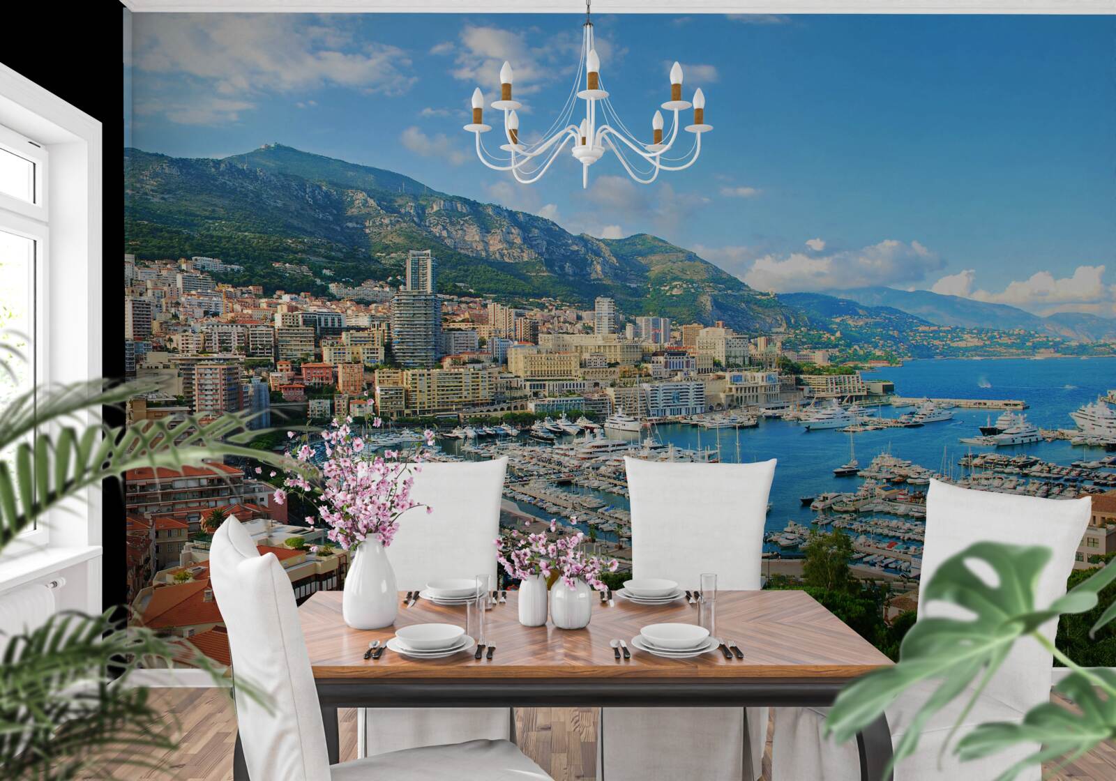 Fototapeta monako to zatoka, w której gromadzi się wiele jachtów