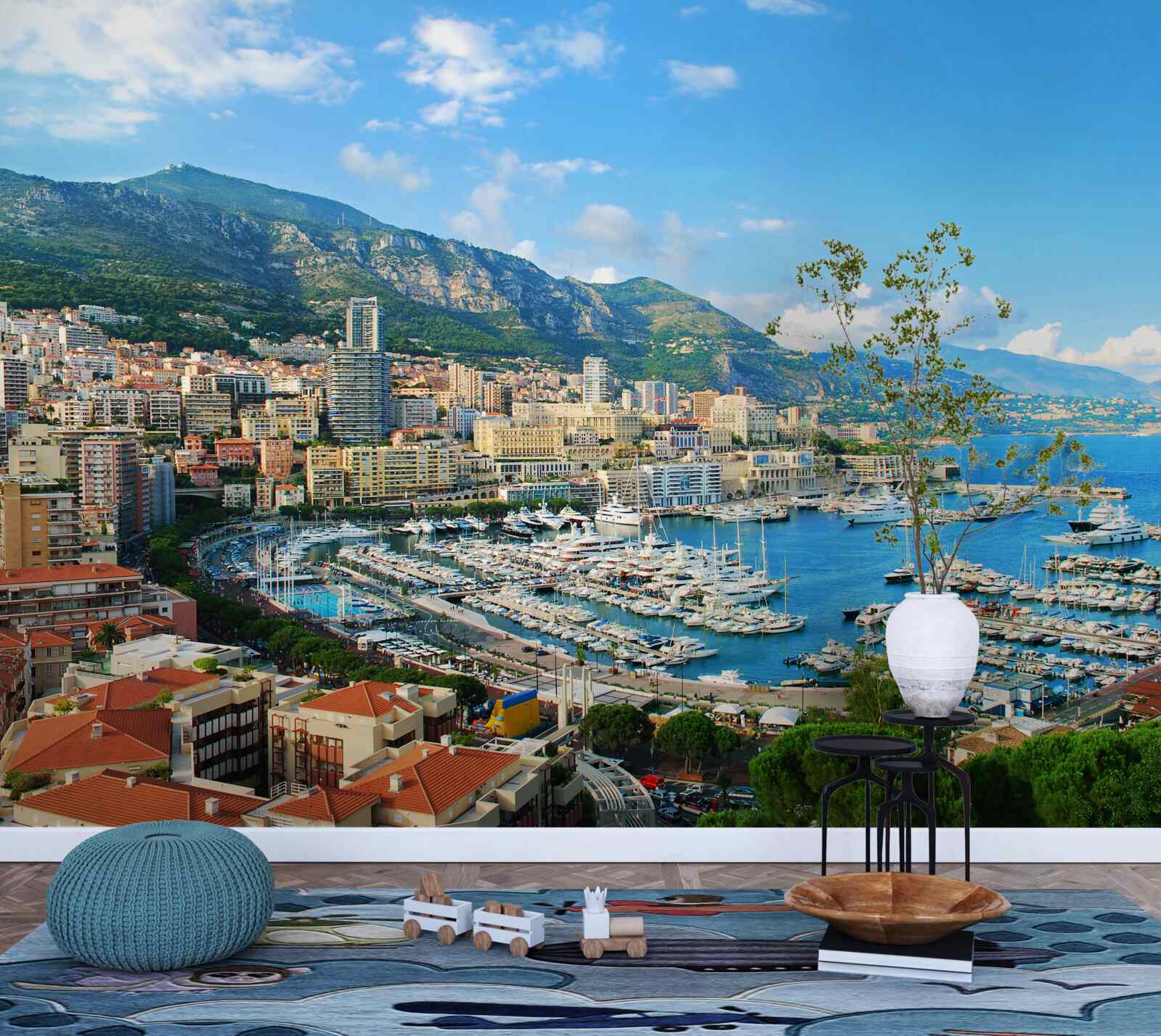 Fototapeta monako to zatoka, w której gromadzi się wiele jachtów