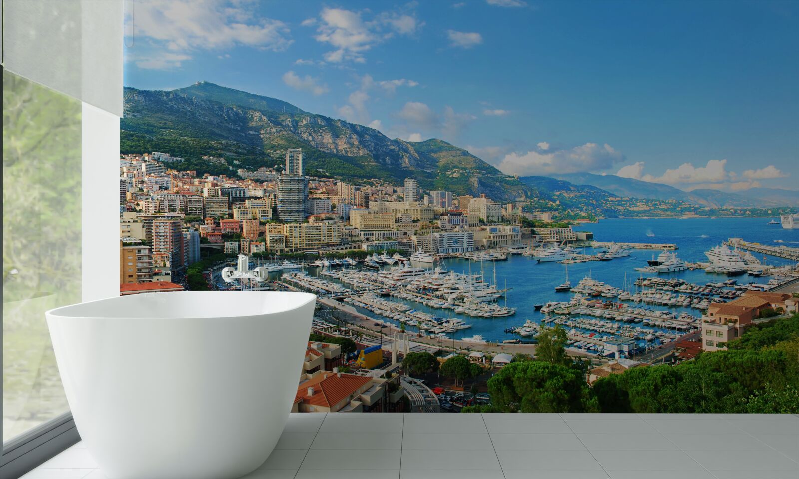 Fototapeta monako to zatoka, w której gromadzi się wiele jachtów