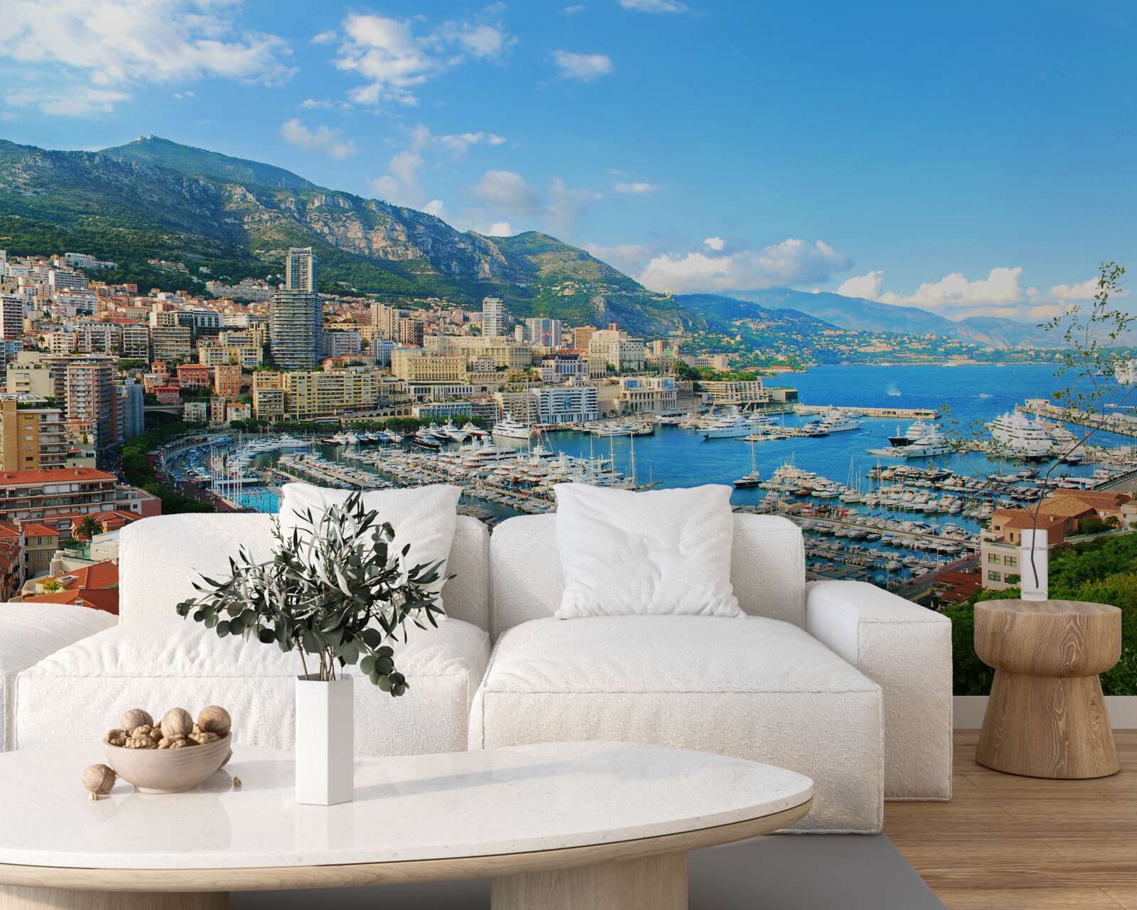Fototapeta monako to zatoka, w której gromadzi się wiele jachtów