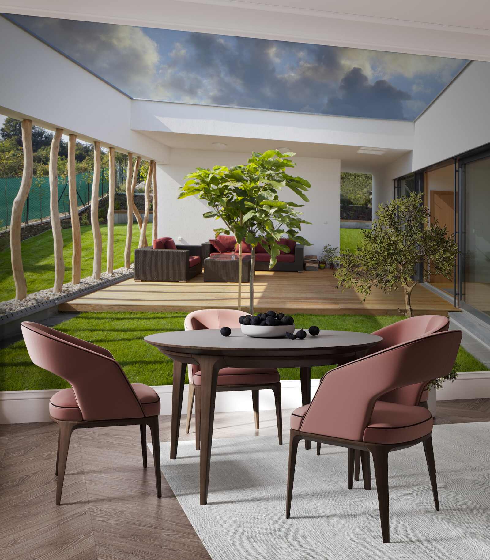 Fototapeta zmodernizowany projekt wnętrza prywatnego domu