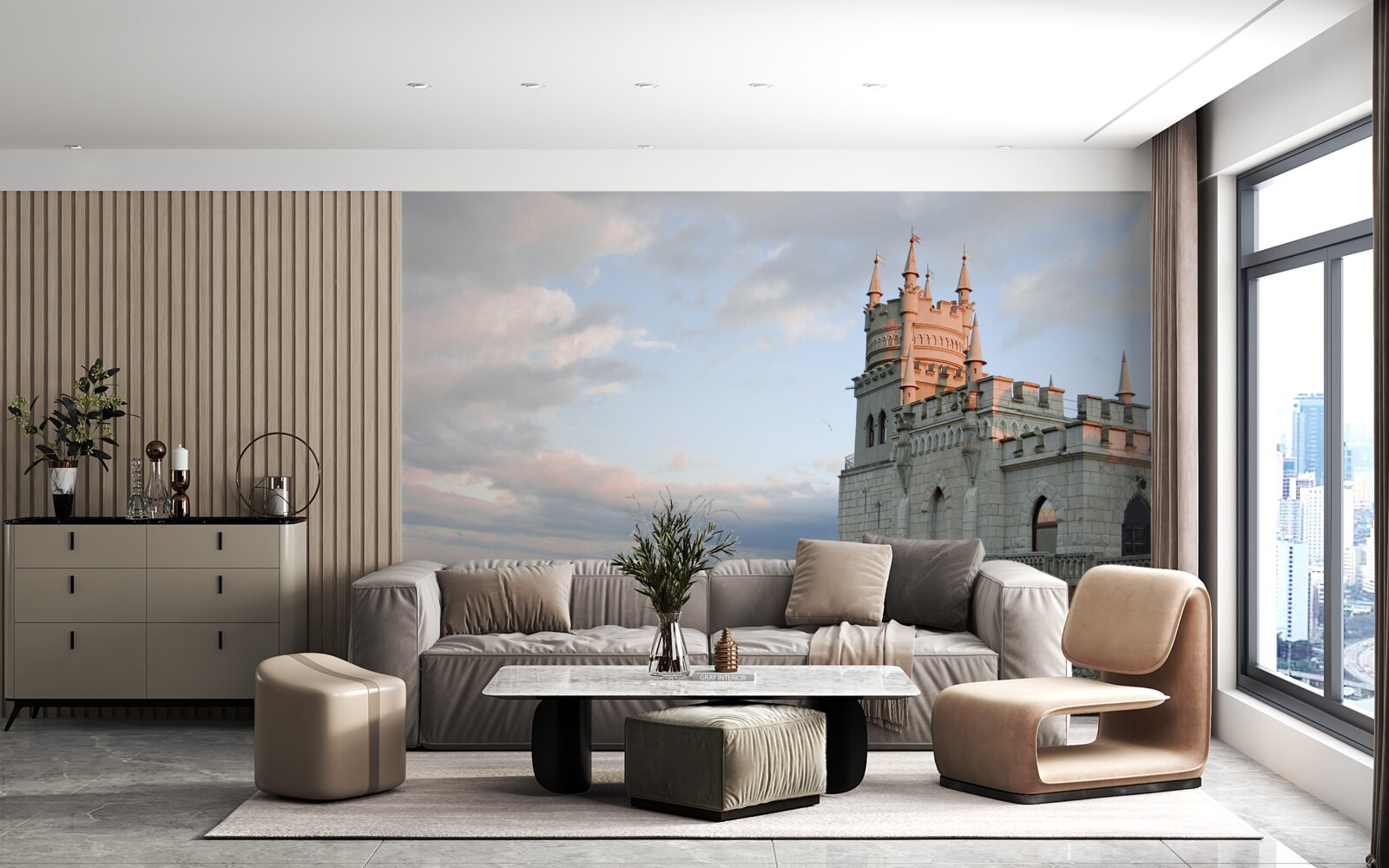 Fototapeta jaskółcze gniazdo o świcie