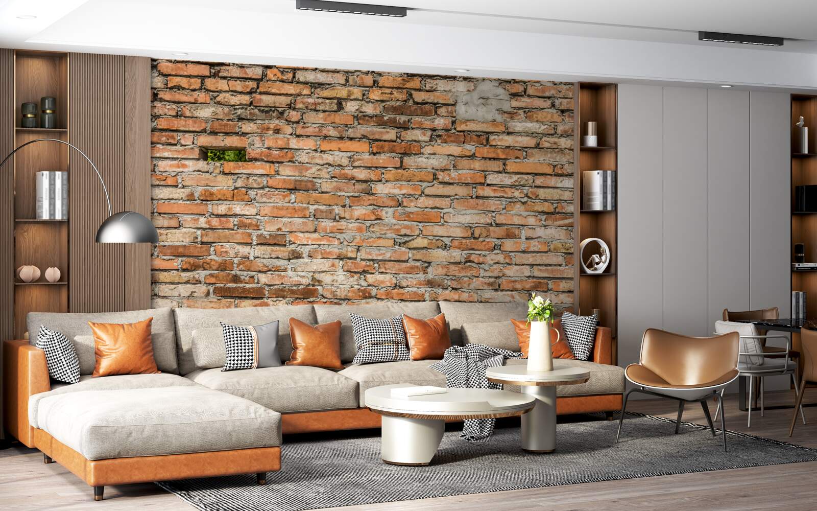 Fototapeta Ściana, z której spadają cegły, które straciły świeżość