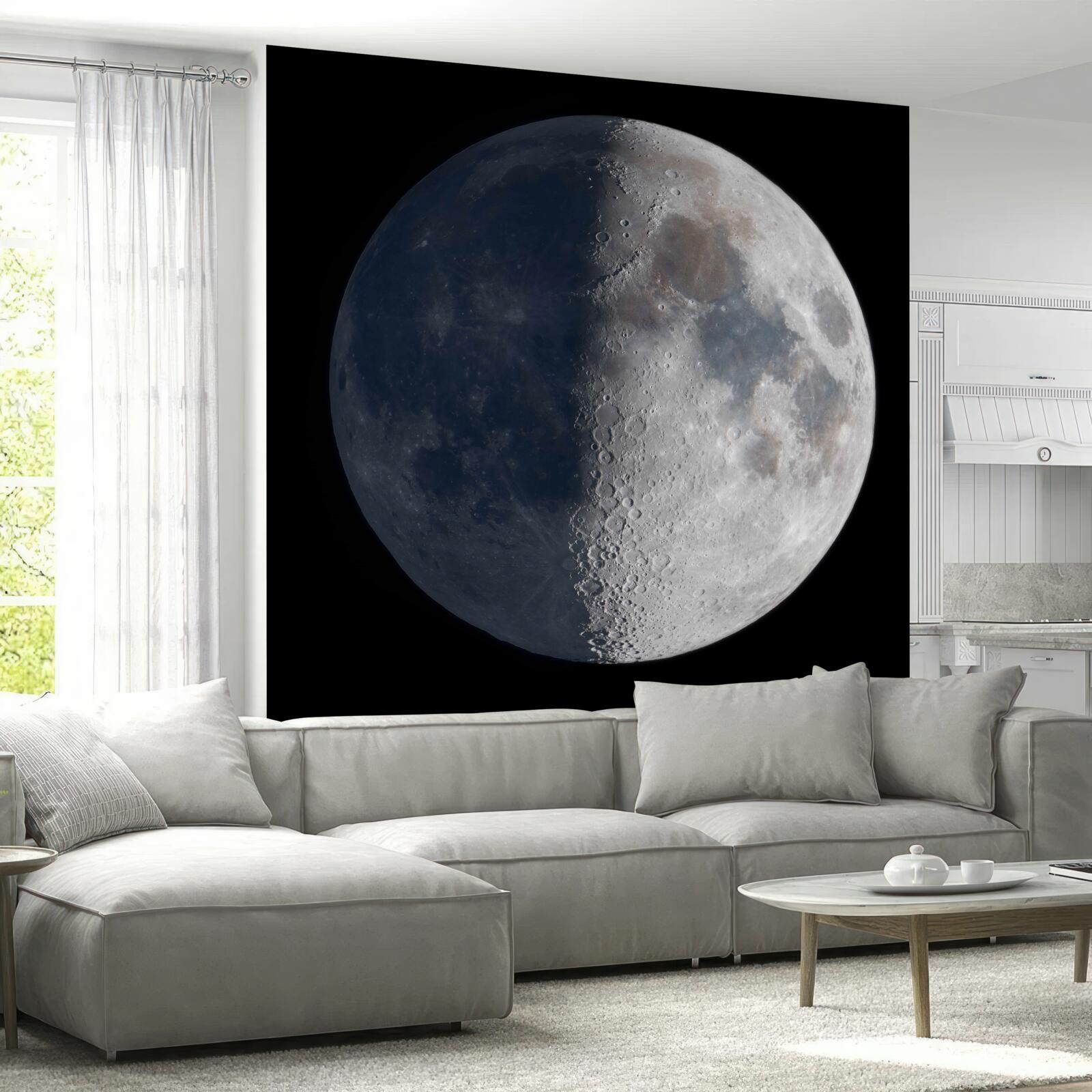 Fototapeta dni i noce na księżycu