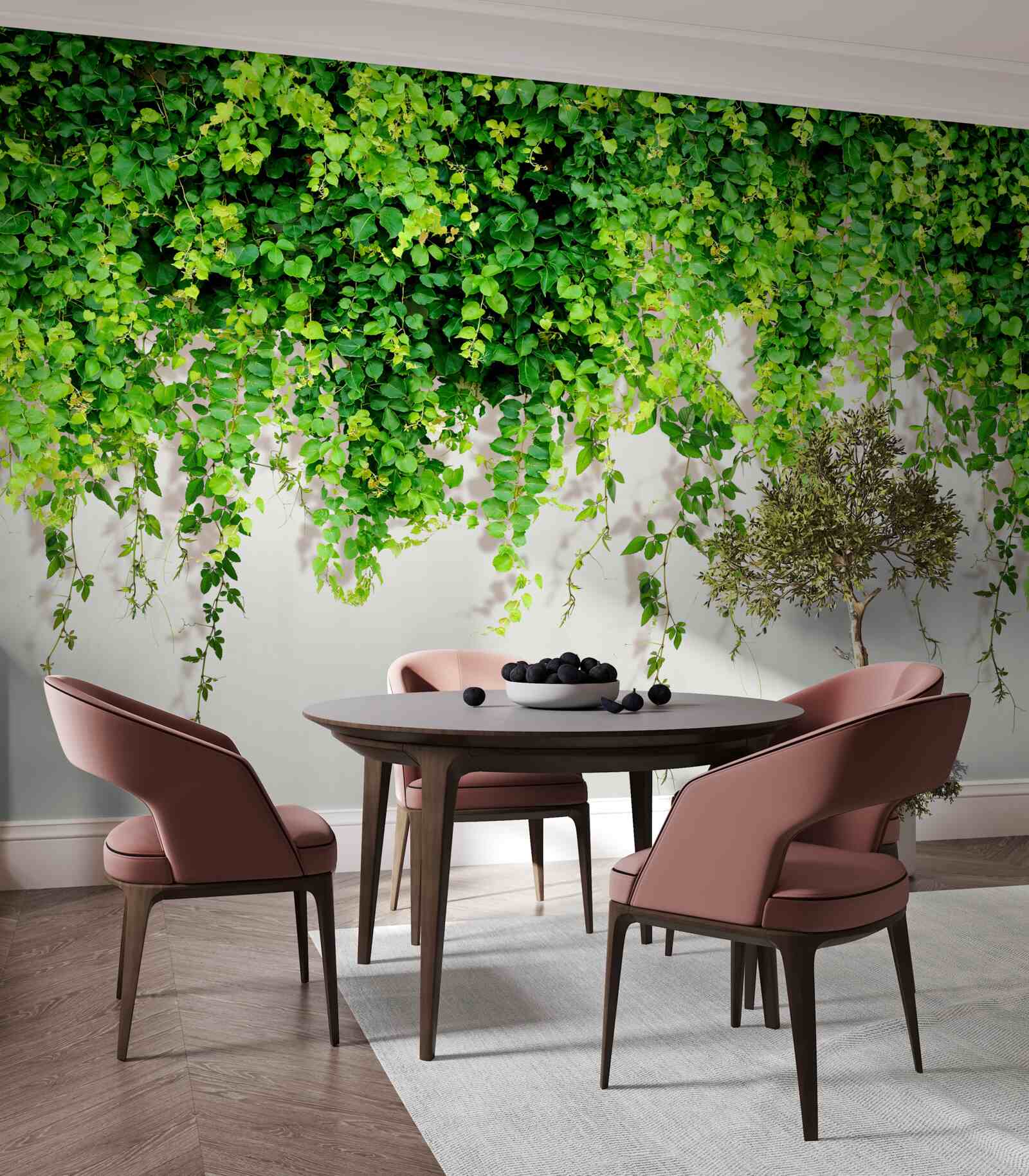 Fototapeta wiszące rośliny są jasnozielone