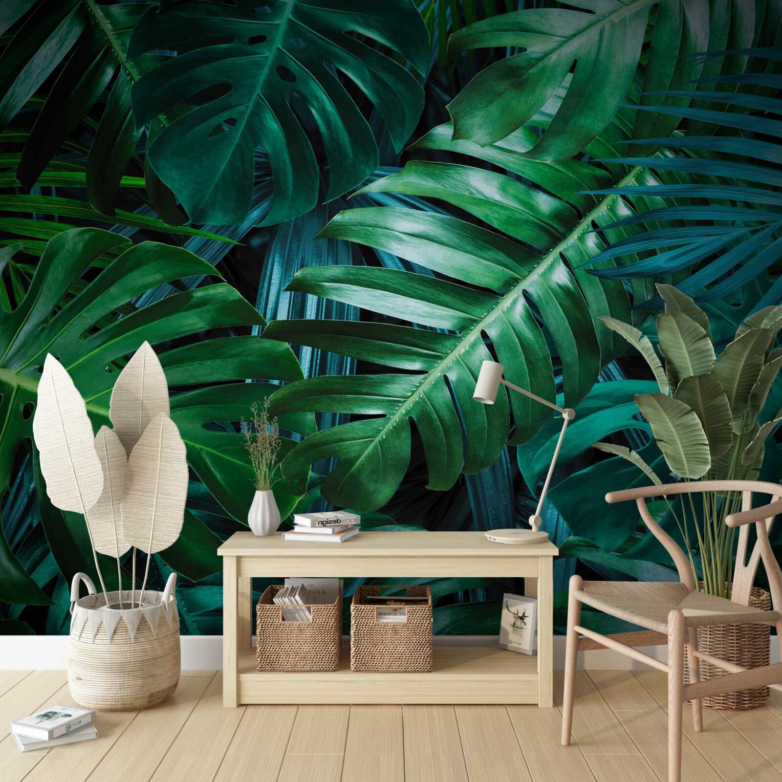 Fototapeta intensywność odcieni zieleni lasów tropikalnych