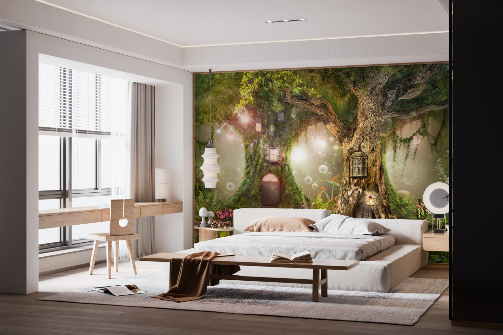 Fototapeta mityczni mieszkańcy zielonych zarośli