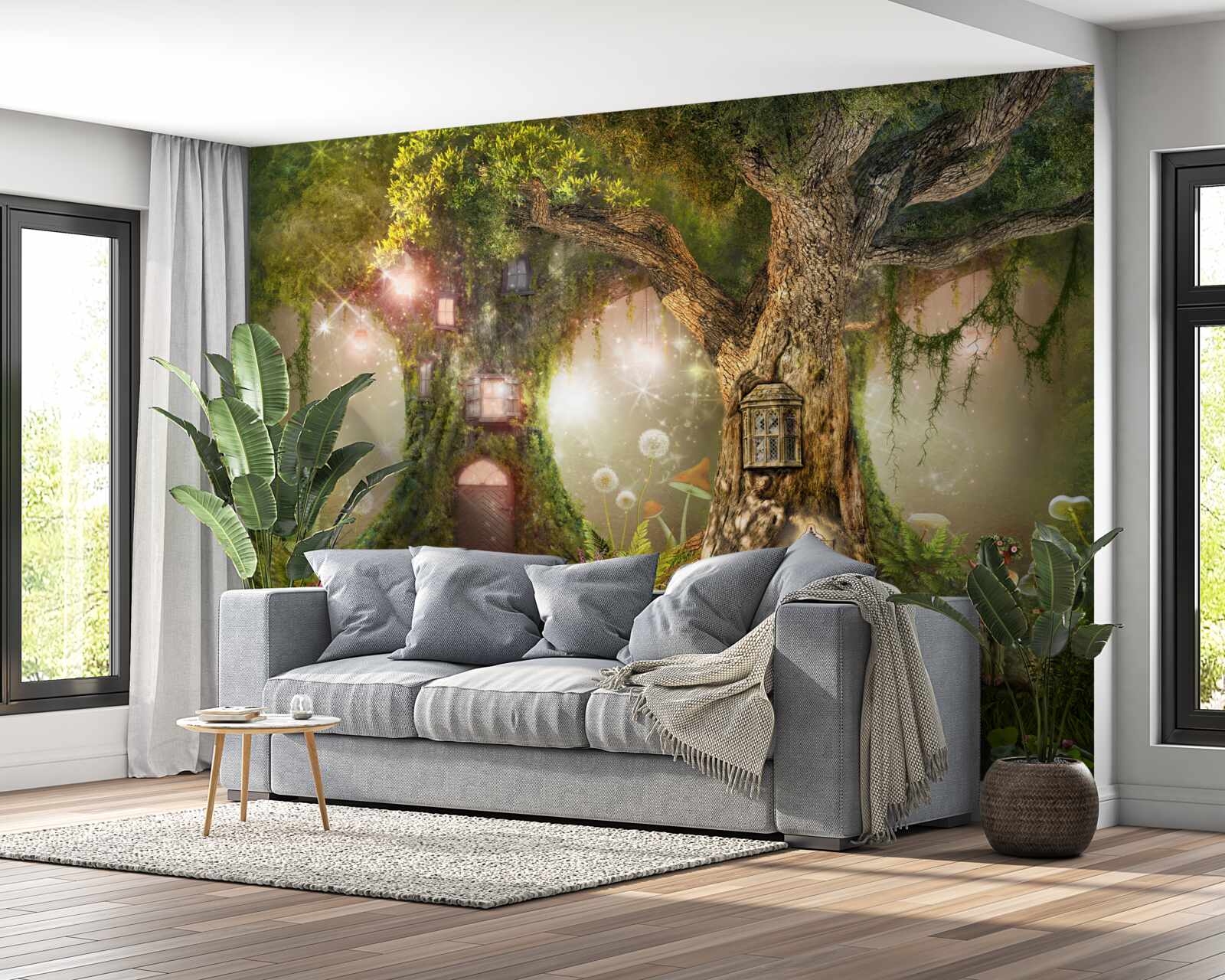 Fototapeta mityczni mieszkańcy zielonych zarośli