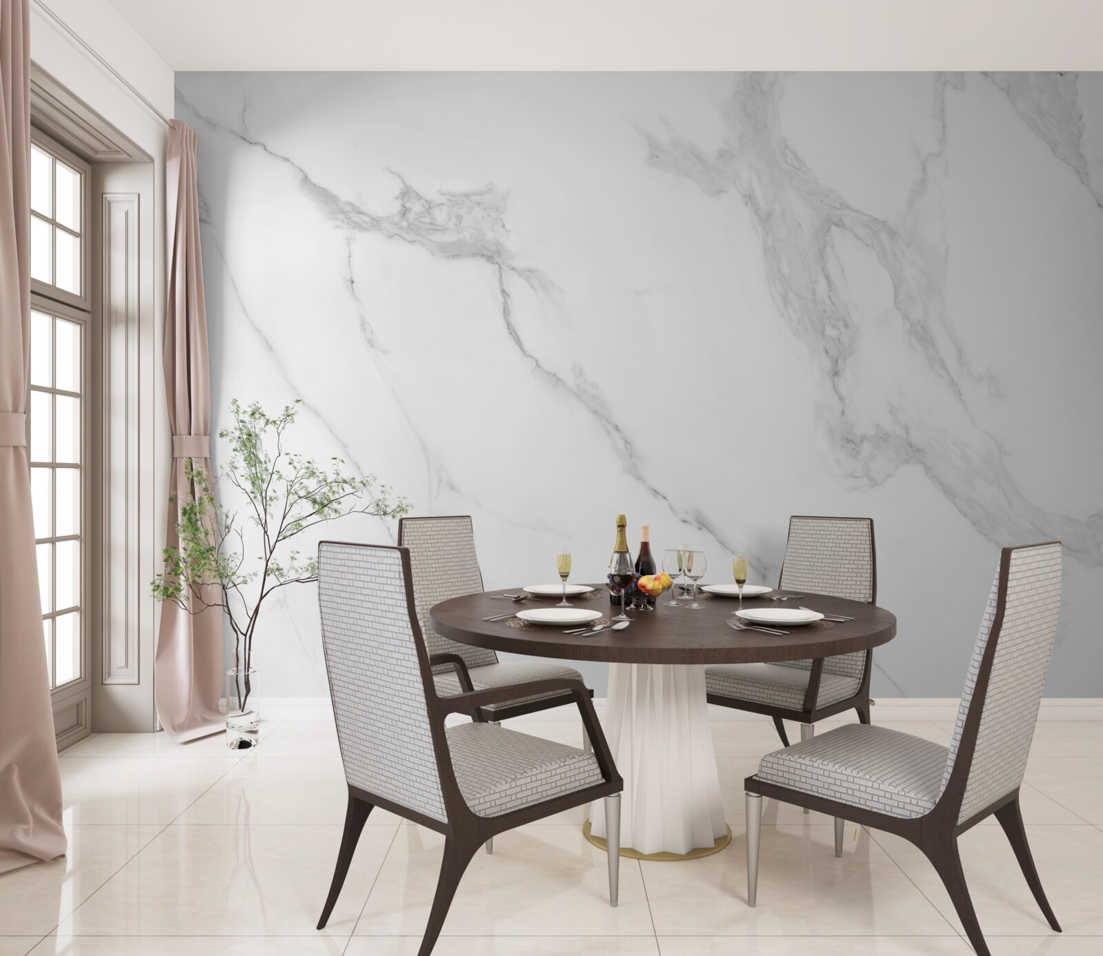 Fototapeta białe tło z szarym dymem unoszącym się w powietrzu