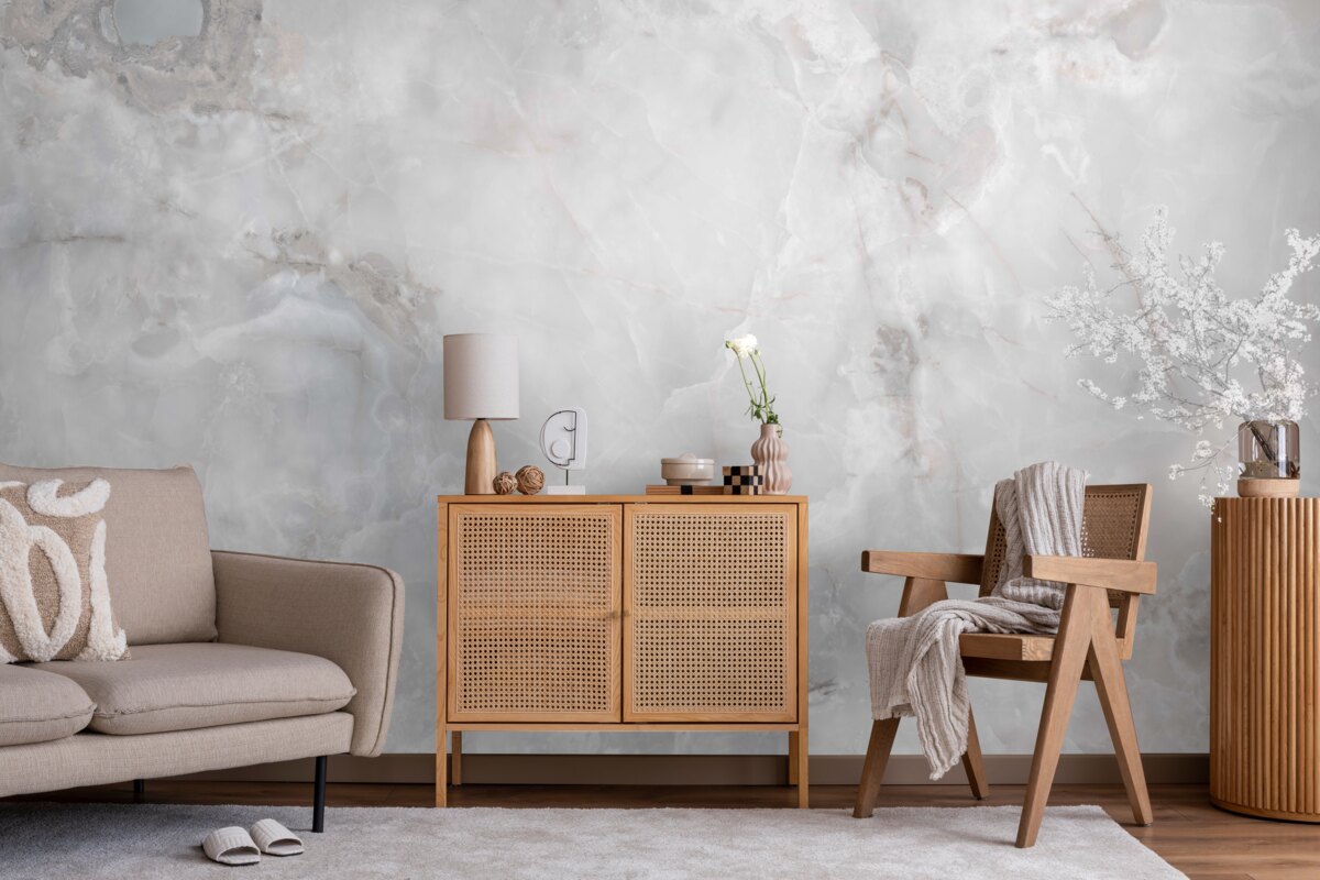 Fototapeta gęste chmury przeniknięte przez promienie słoneczne