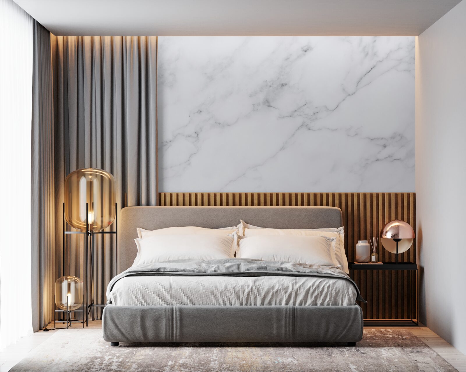 Fototapeta Śnieżnobiała i srebrna mgła