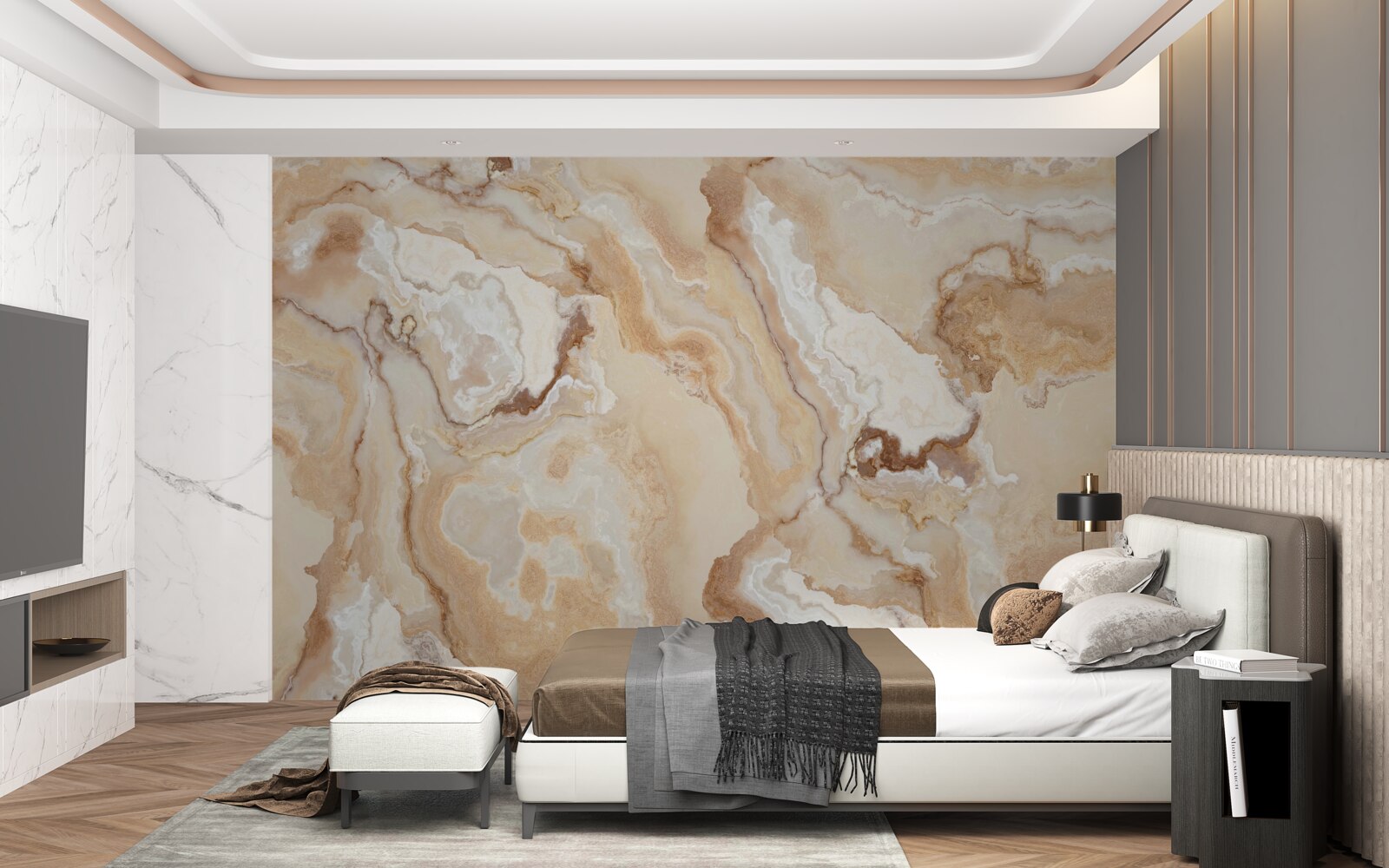 Fototapeta onyks tonął w ciemnej plamie