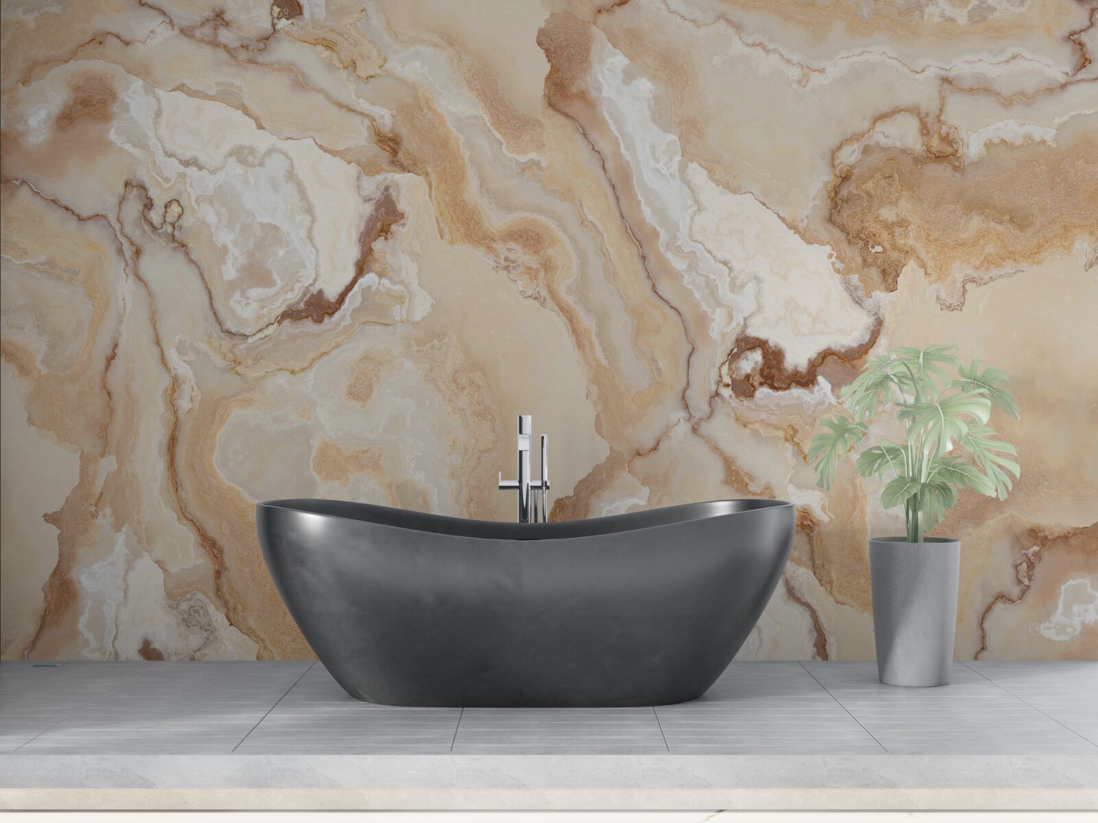 Fototapeta onyks tonął w ciemnej plamie