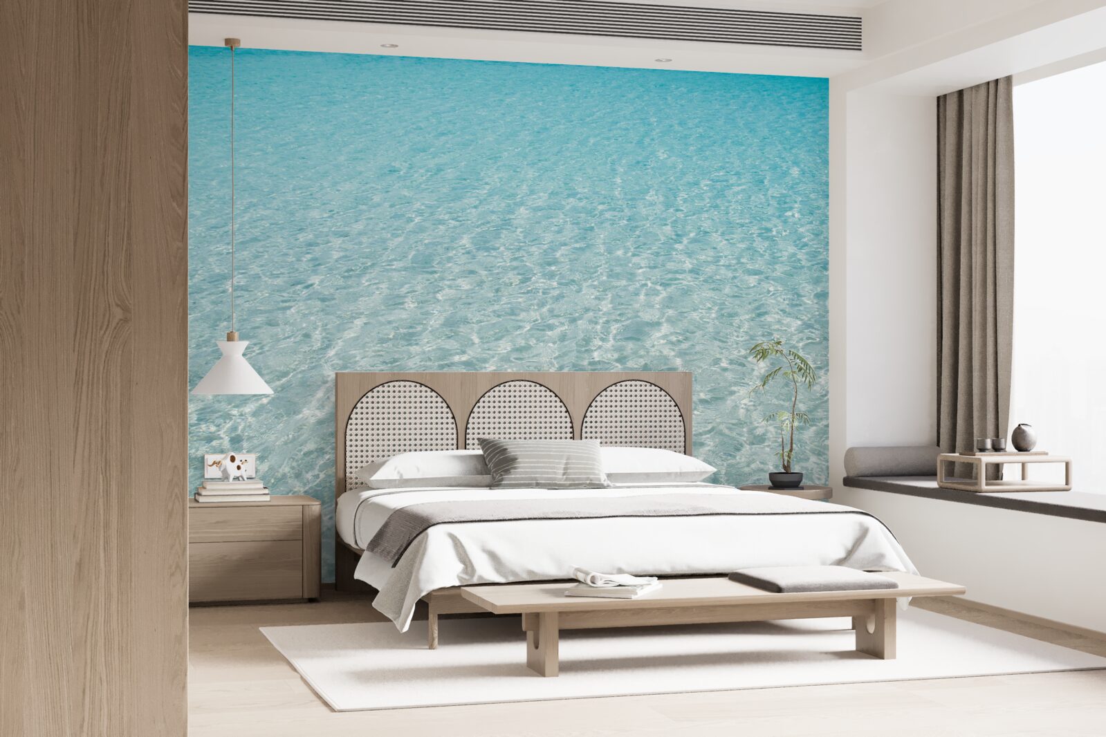 Fototapeta plaża z nieskazitelnym białym piaskiem