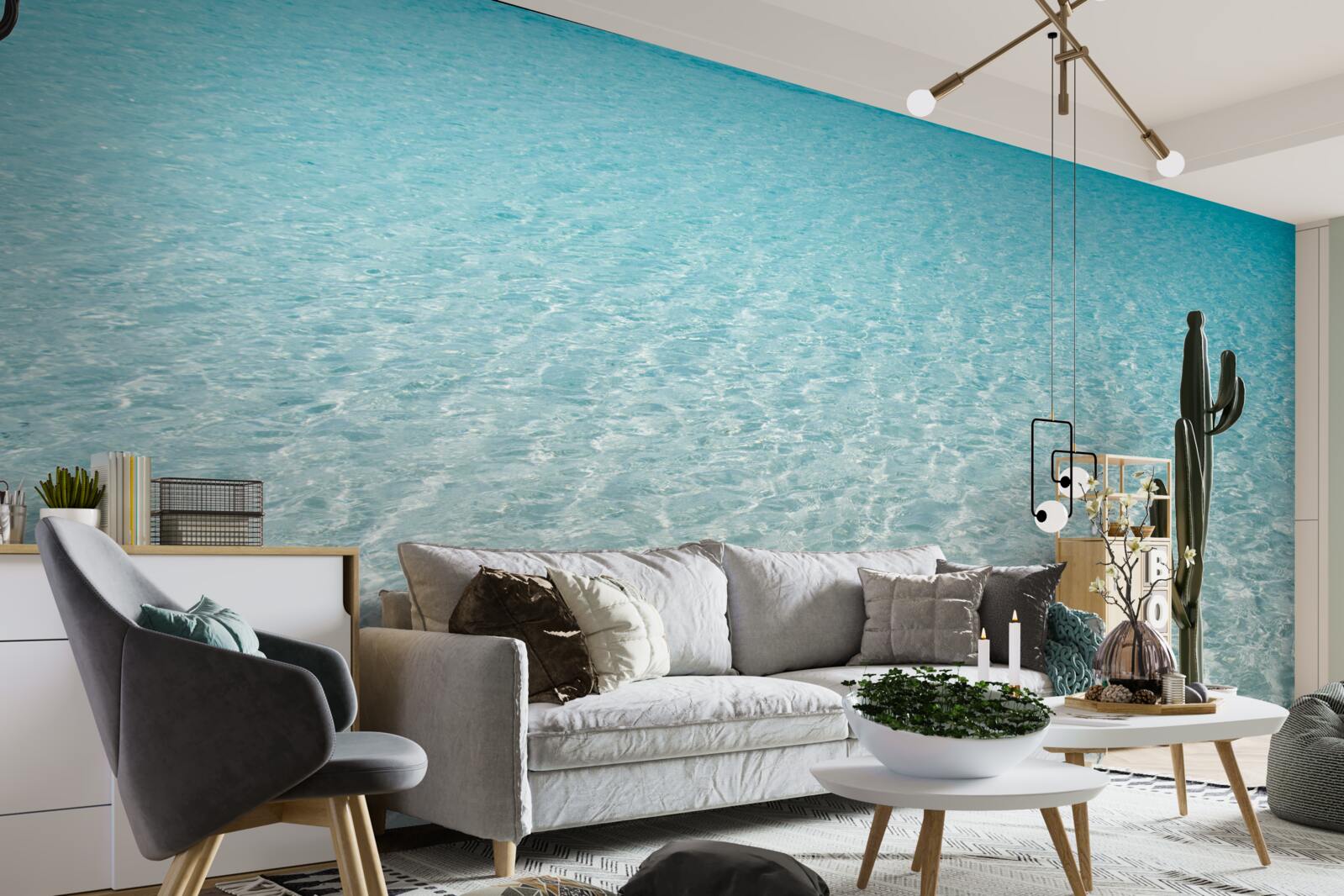 Fototapeta plaża z nieskazitelnym białym piaskiem