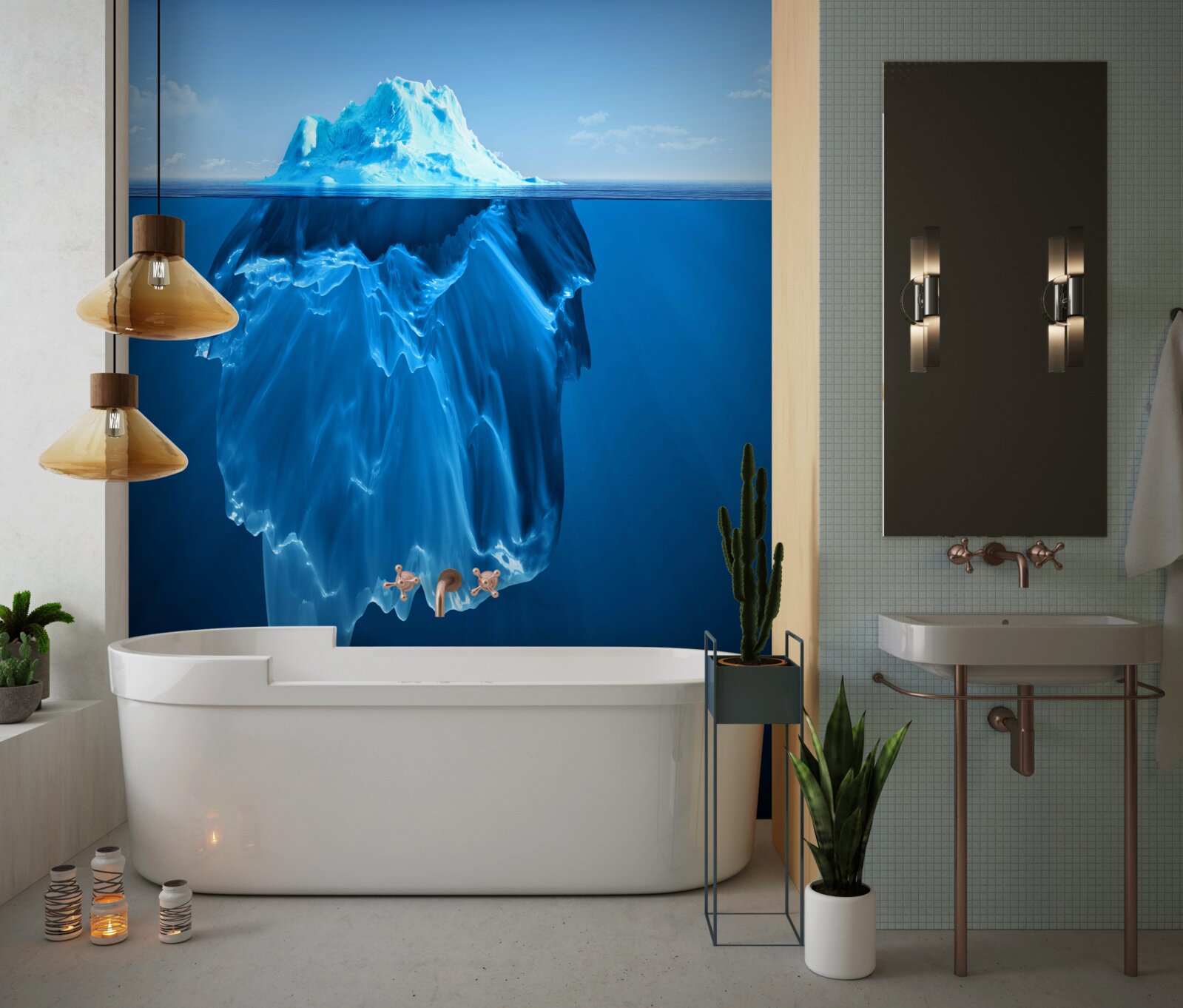 Fototapeta ogromna bryła lodu