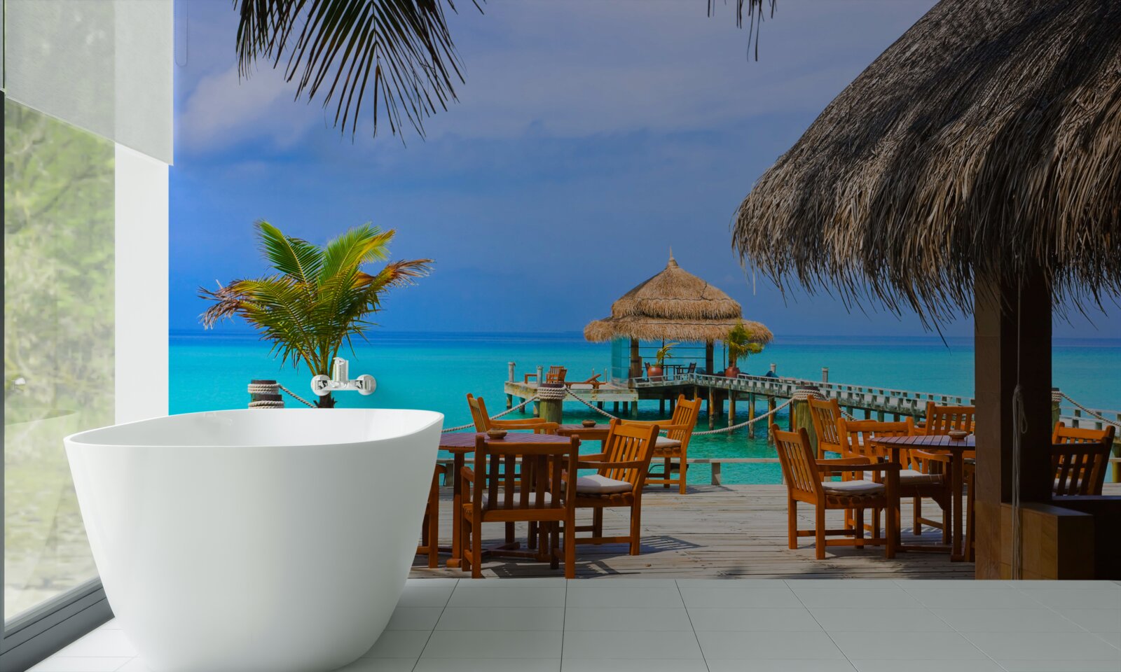 Fototapeta restauracja wodna