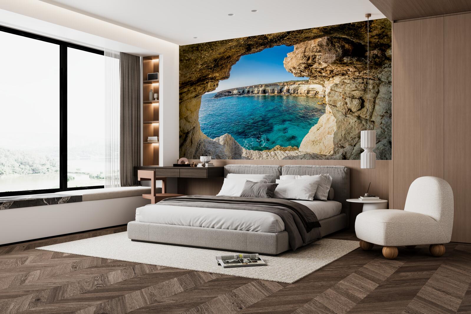 Fototapeta jaskinie na cyprze, które są pod wodą