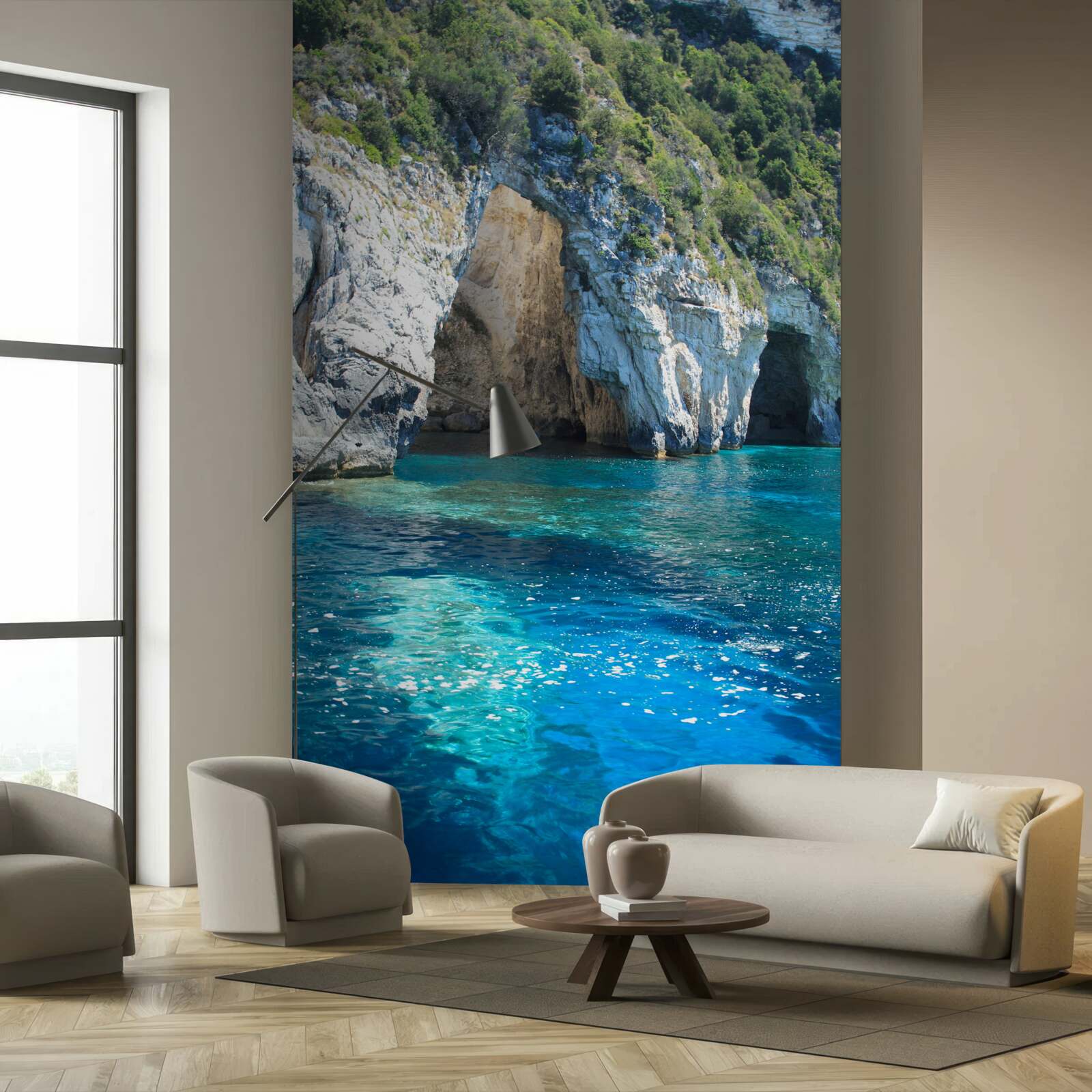 Fototapeta groty morskie