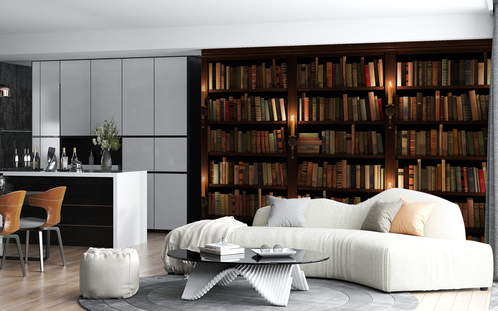 Fototapeta bogata zabytkowa biblioteka