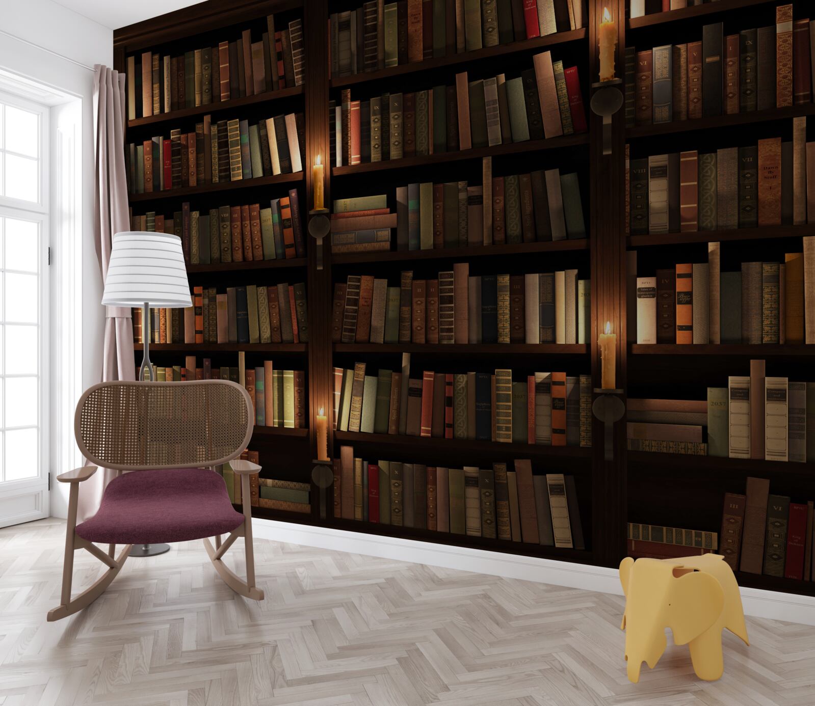 Fototapeta bogata zabytkowa biblioteka