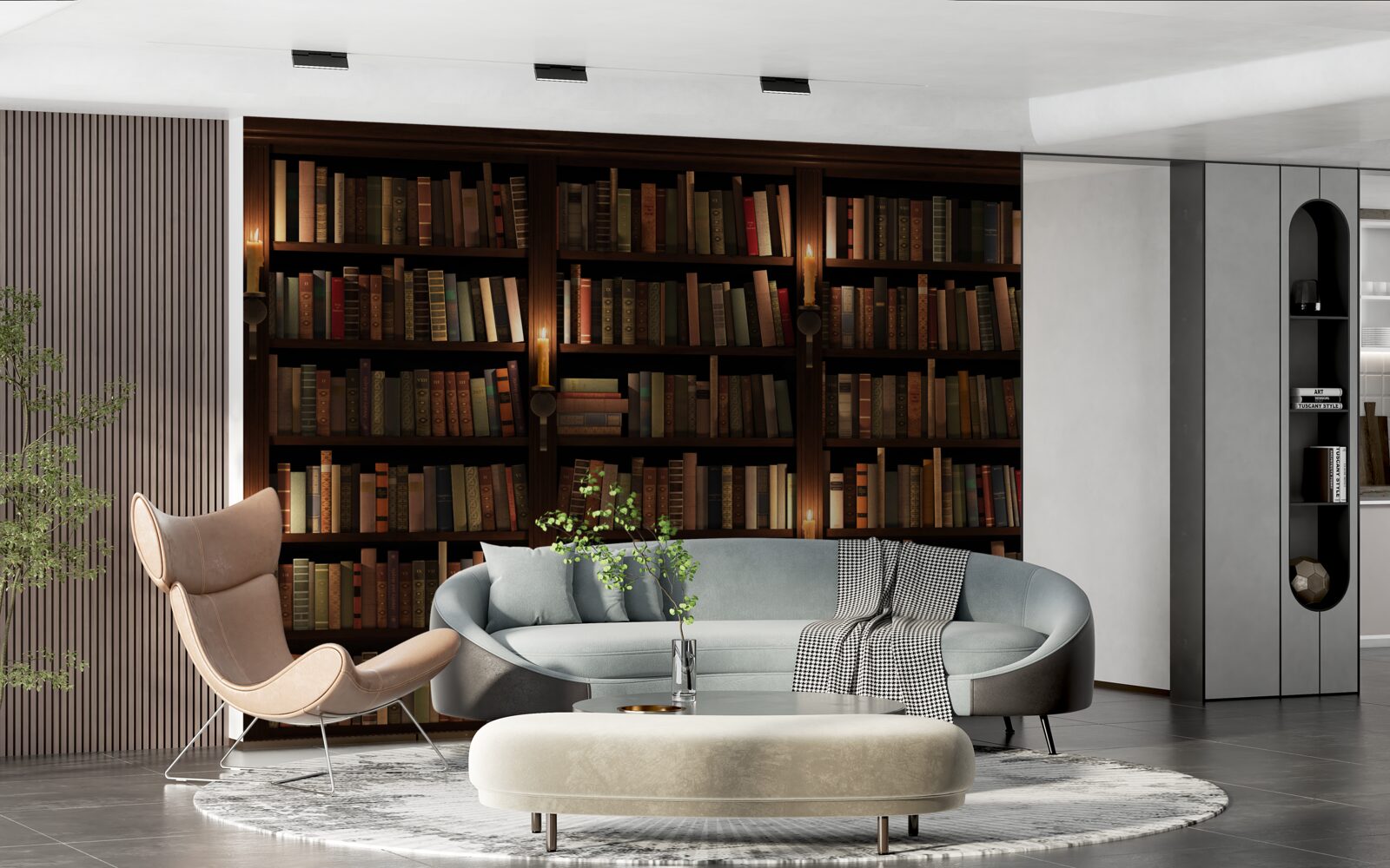 Fototapeta bogata zabytkowa biblioteka