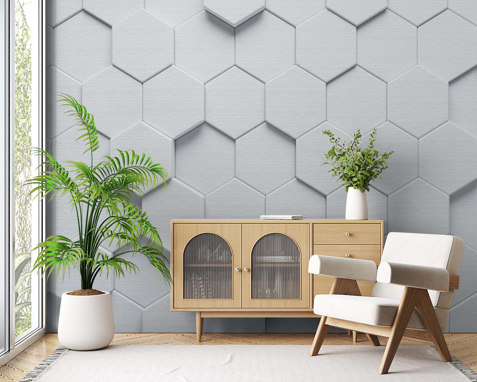 Fototapeta duże srebrzyste przedmioty