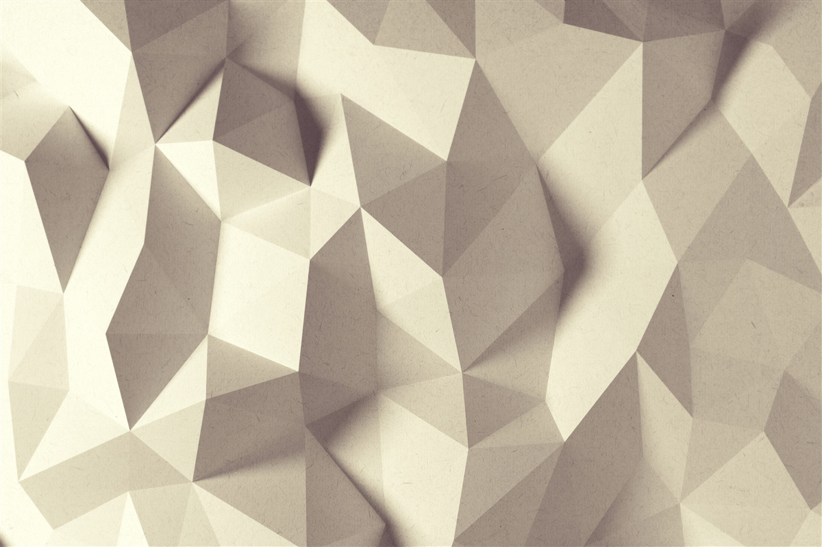 Fototapeta tekstura kształtów geometrycznych o wyraźnej objętości